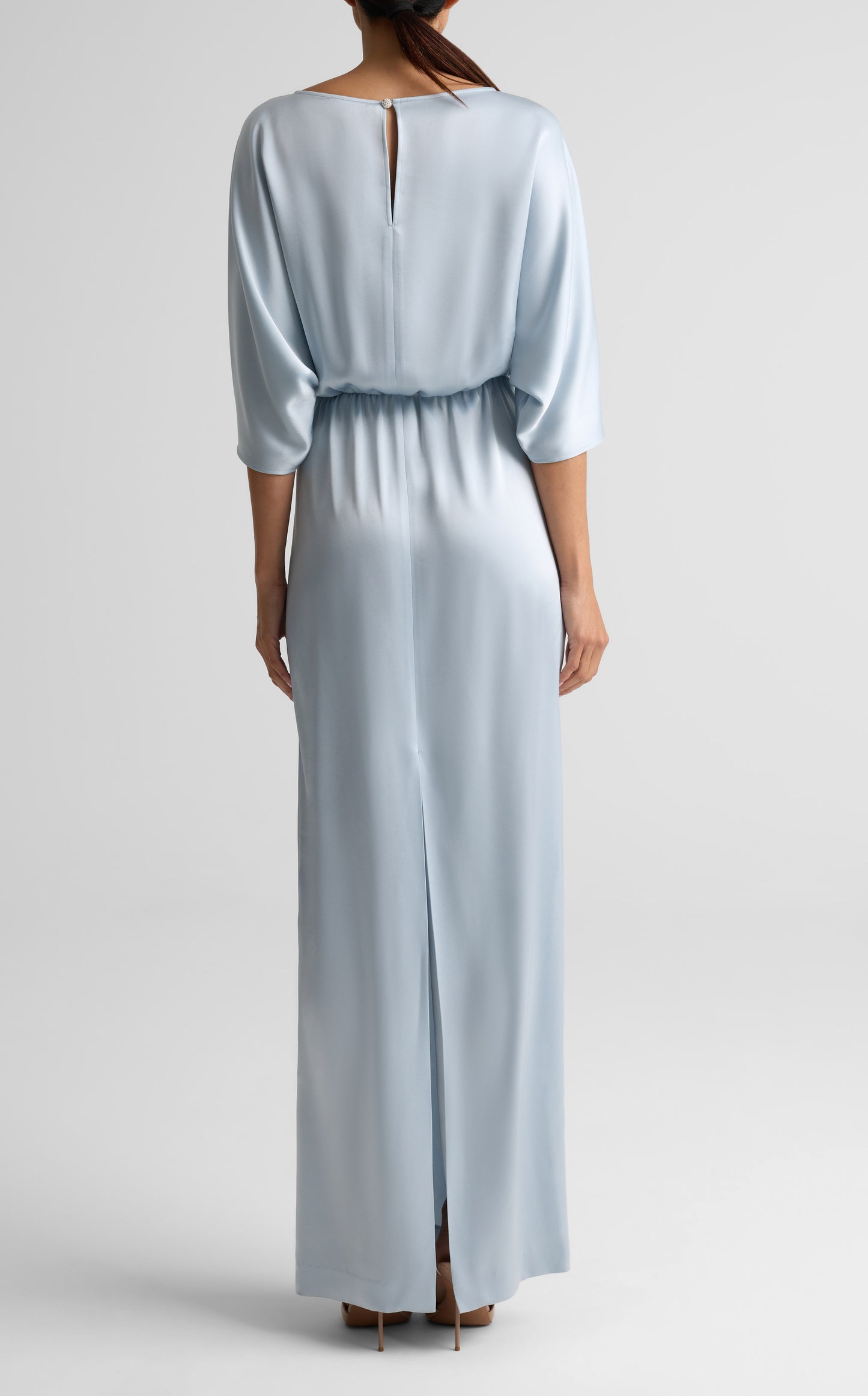 Liquid Satin Fluid Gown