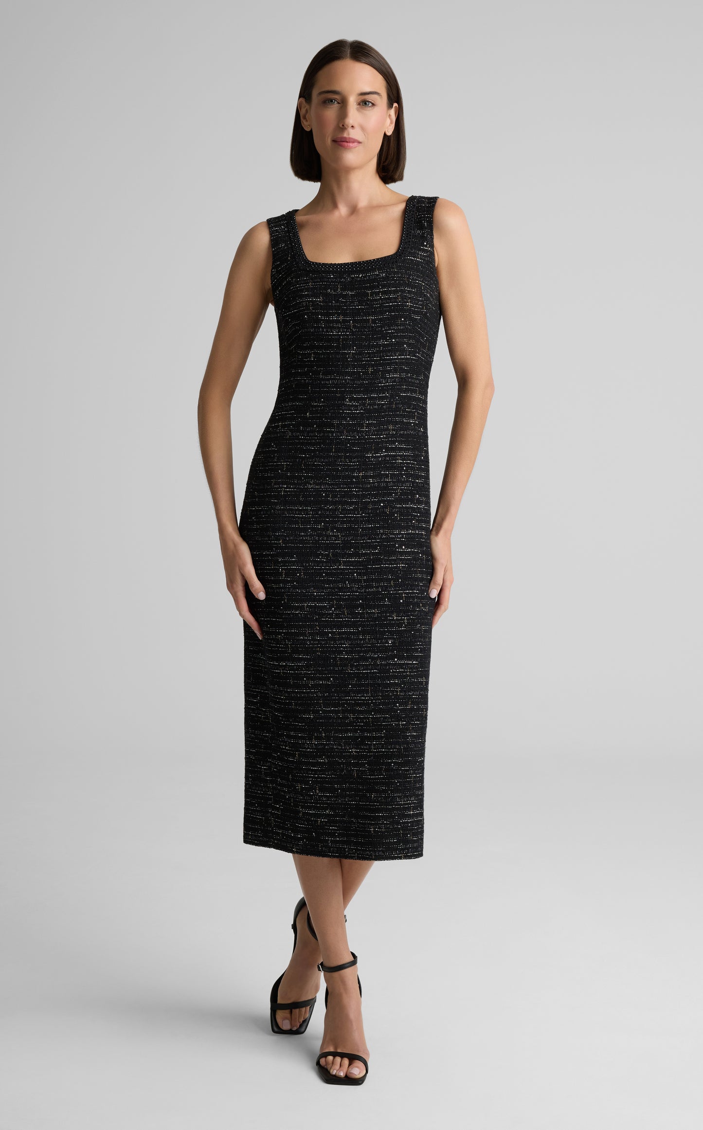 Camille Dress in Cannes Tweed