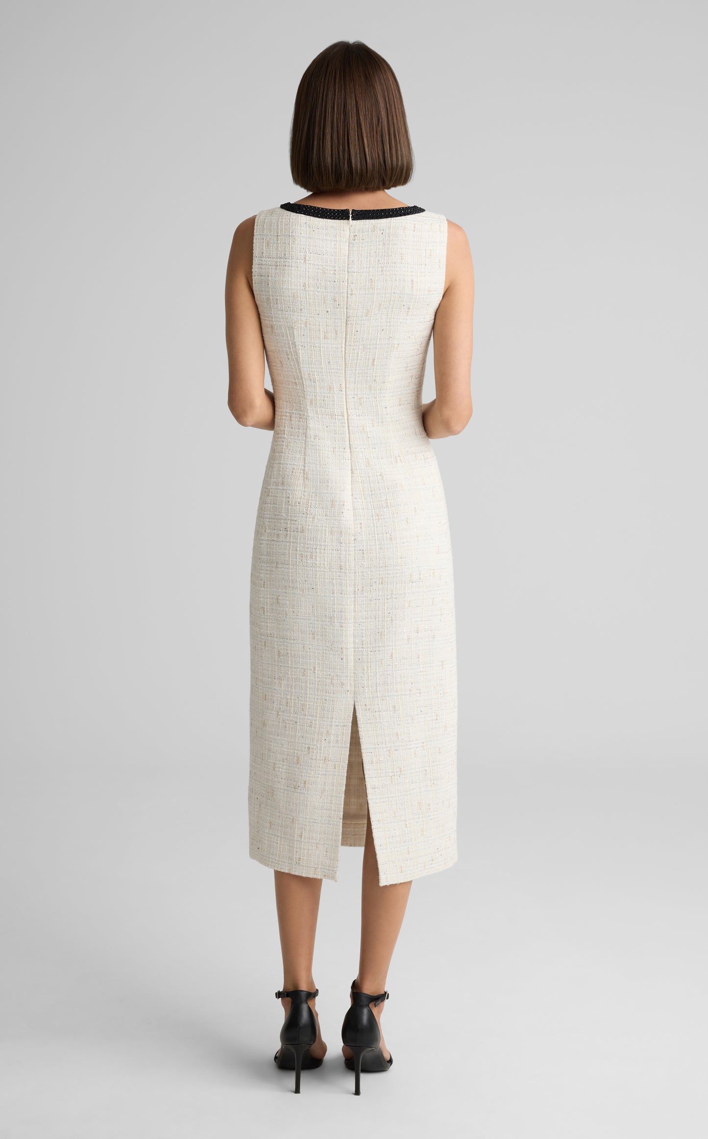 Camille Dress In Cannes Tweed