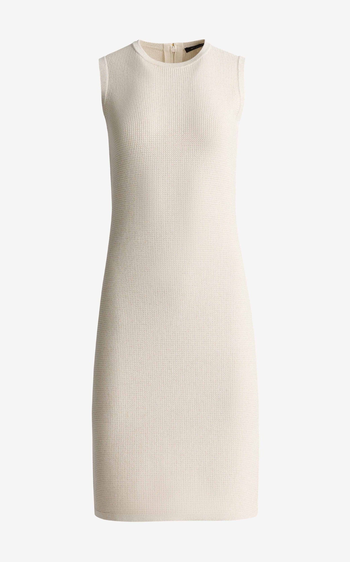 Sleeveless Lurex Stretch Piqué Knit Dress