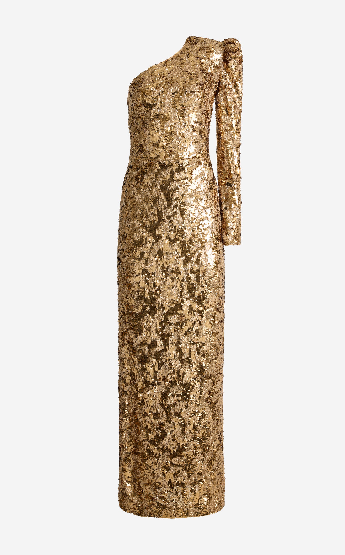 Sabrina Gown In Stretch Sequin Knit