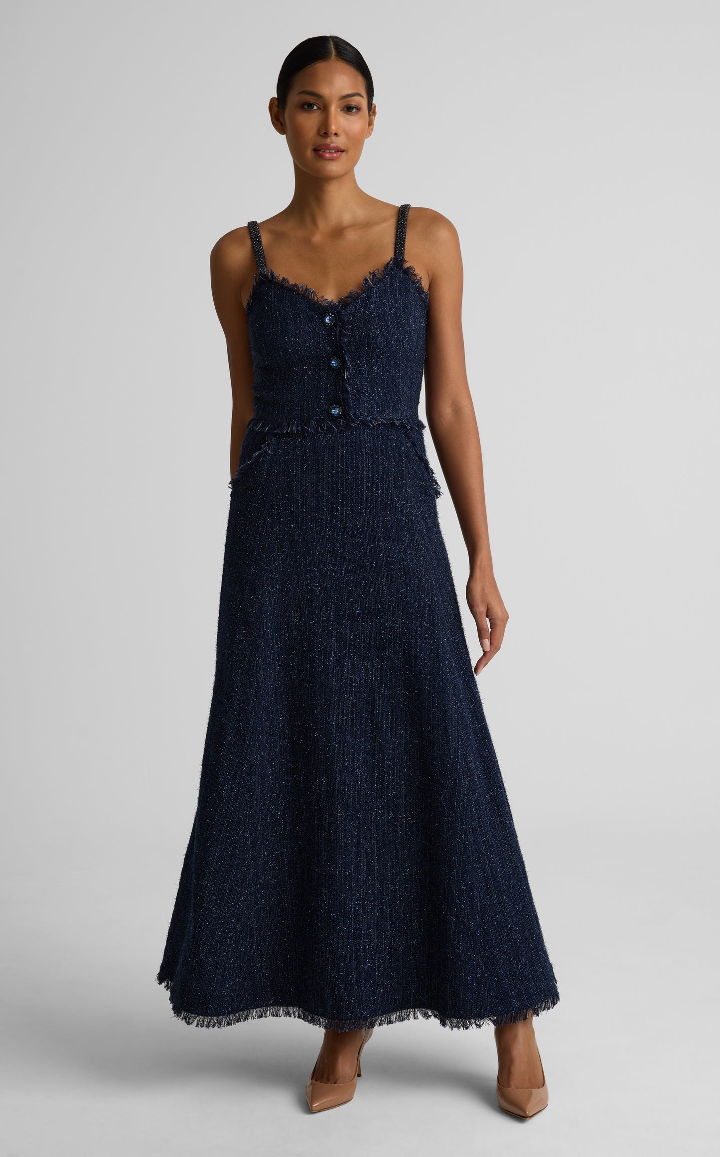 Sarahi Dress In Starlight Tweed