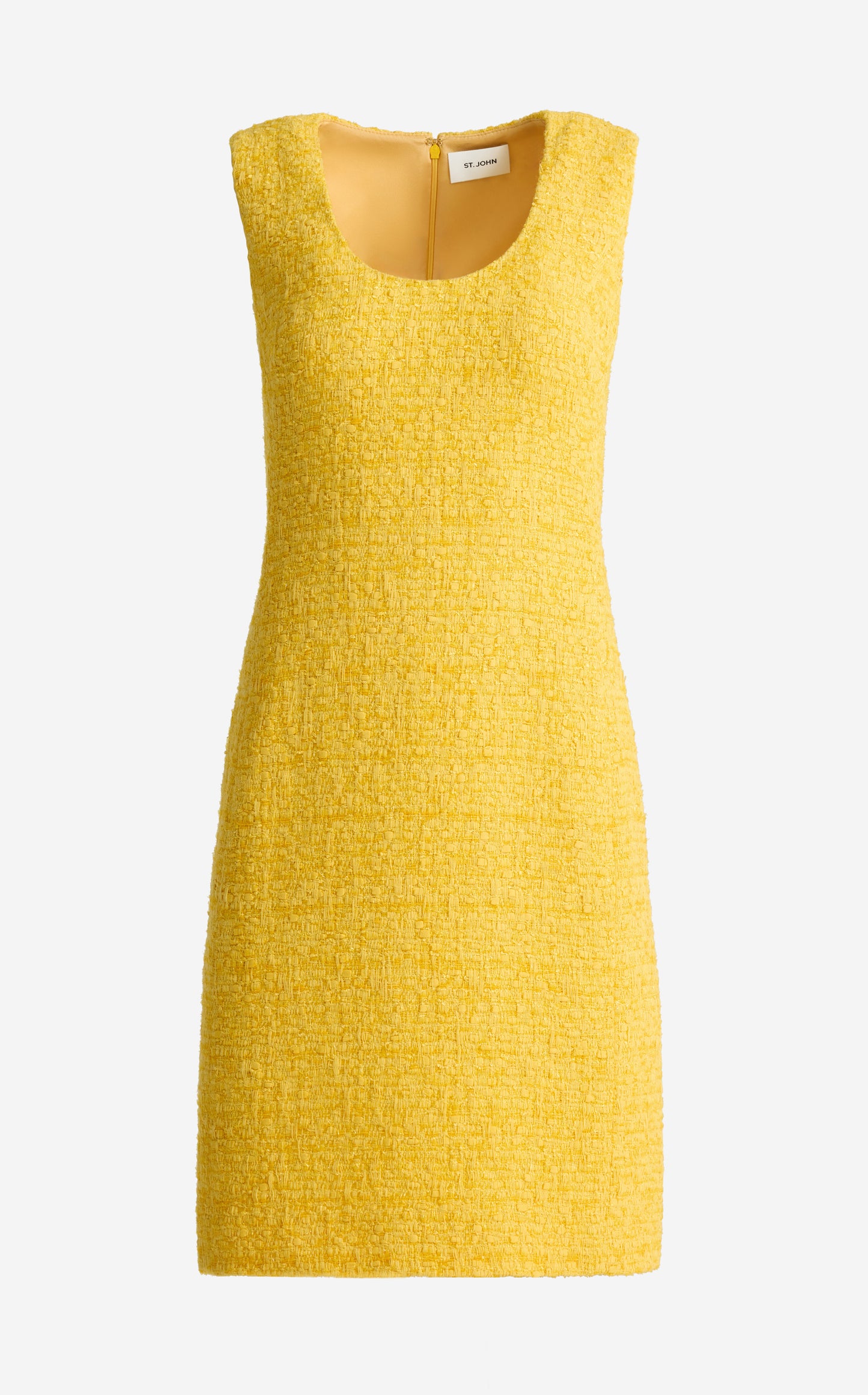 Dorene Dress In Gold Coast Tweed