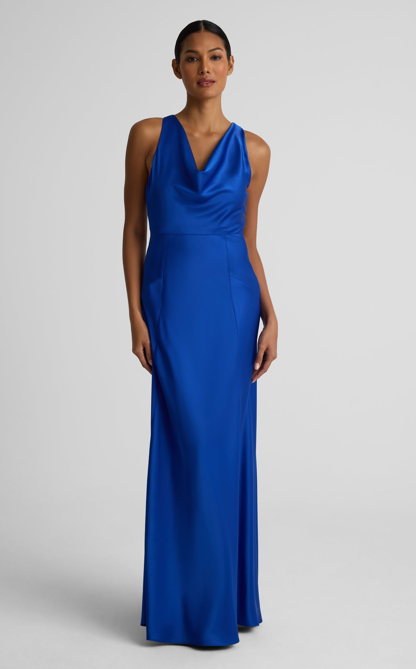 Andrea Gown In Liquid Satin