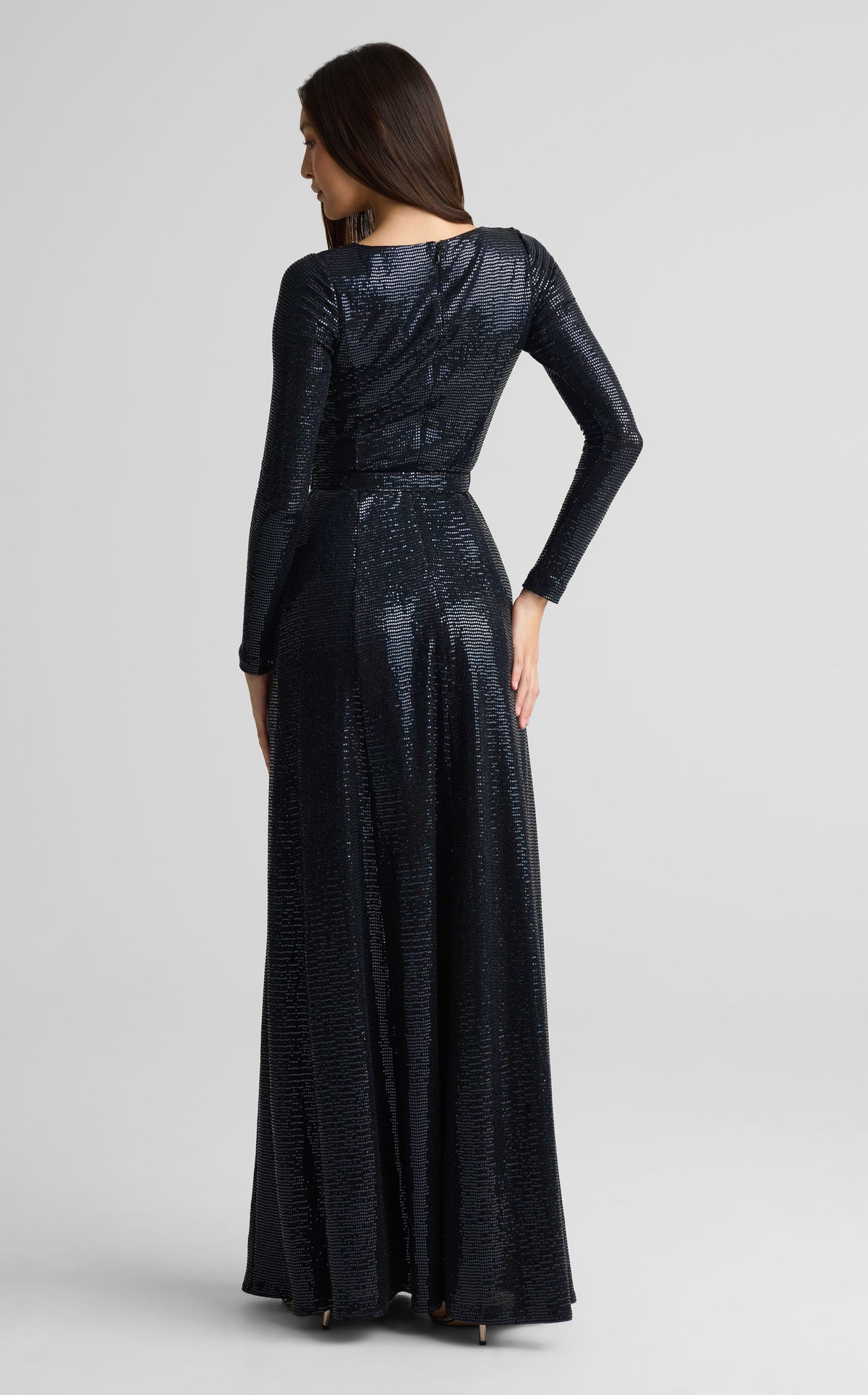 Gown In Iridescent Soft Jersey