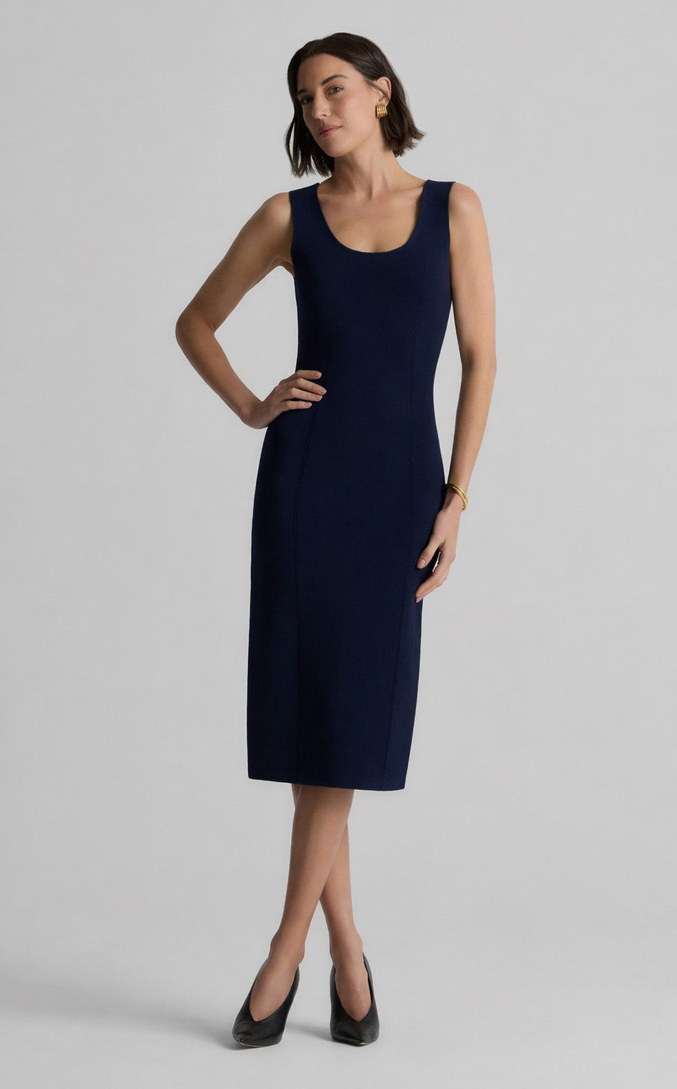 Lynn Dress In Santa Roma Knit
