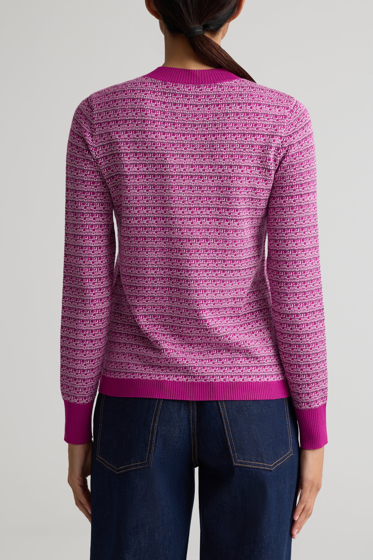 Space-Dyed Knit Cardigan