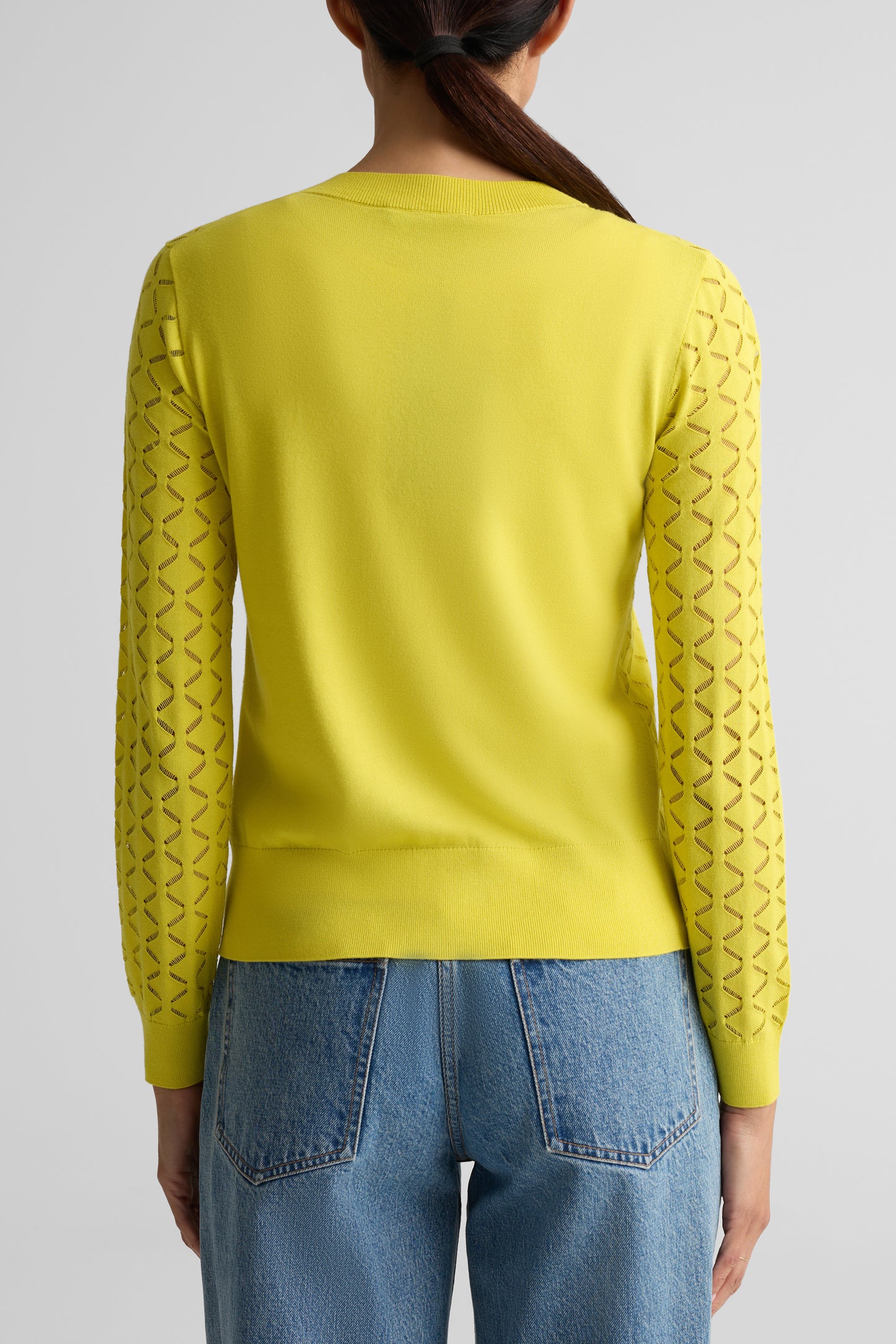 Cutout Detail Knit Cardigan