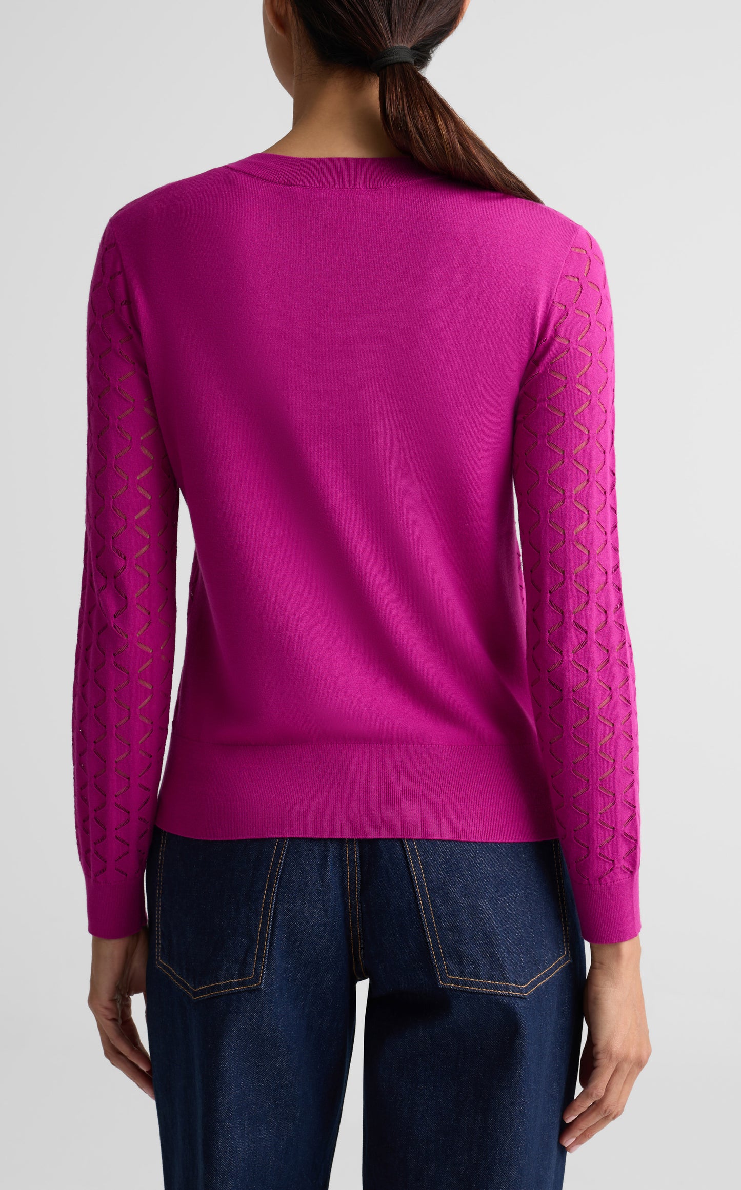 Cutout Detail Knit Cardigan