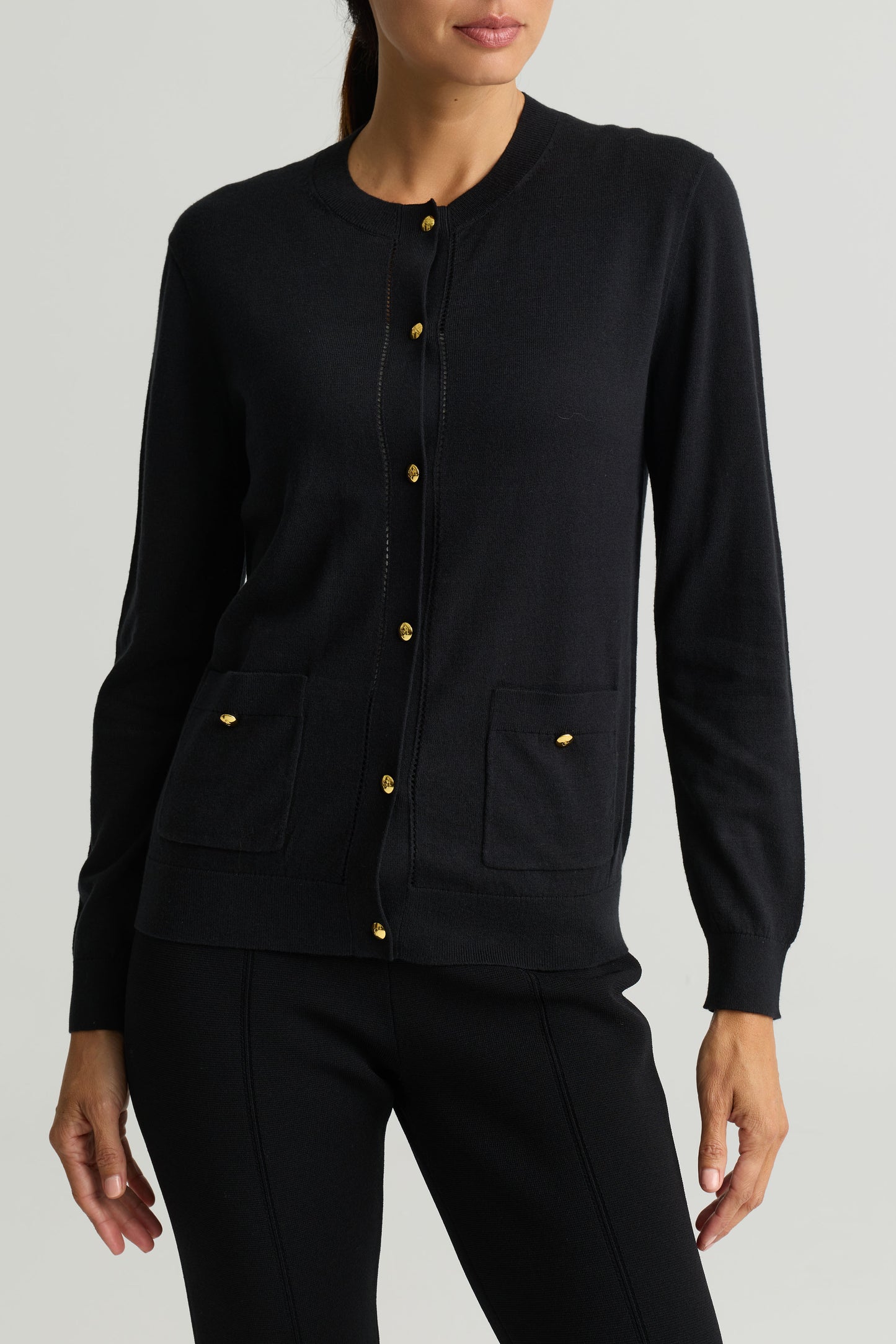 Fine Gauge Knit Cardigan