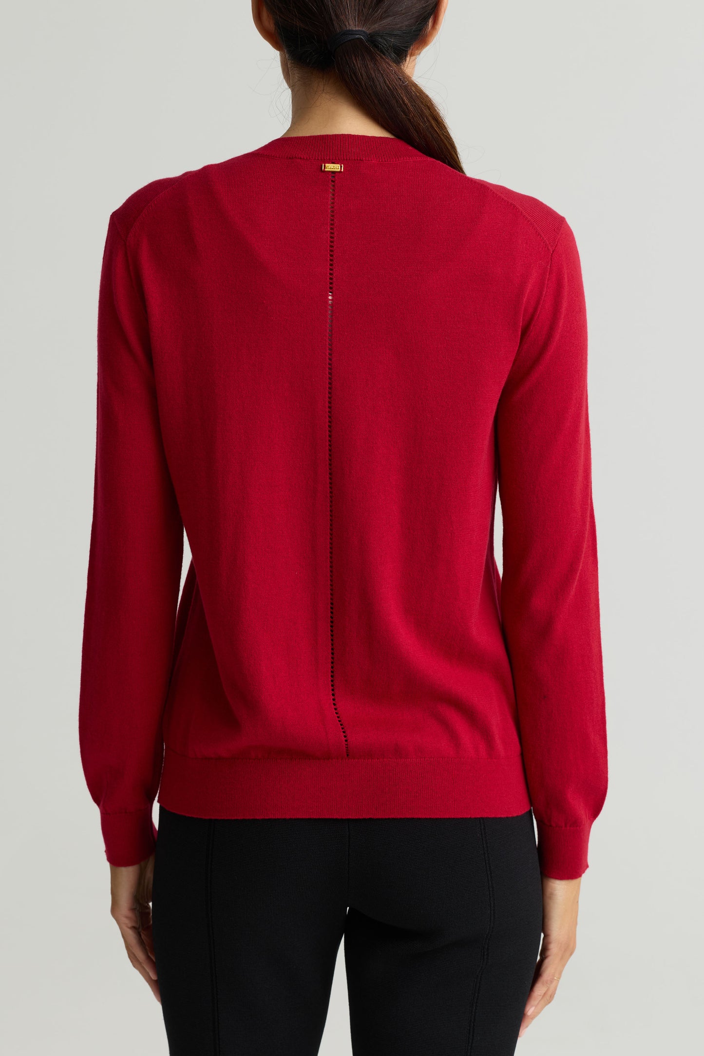 Fine Gauge Cotton Blend Cardigan