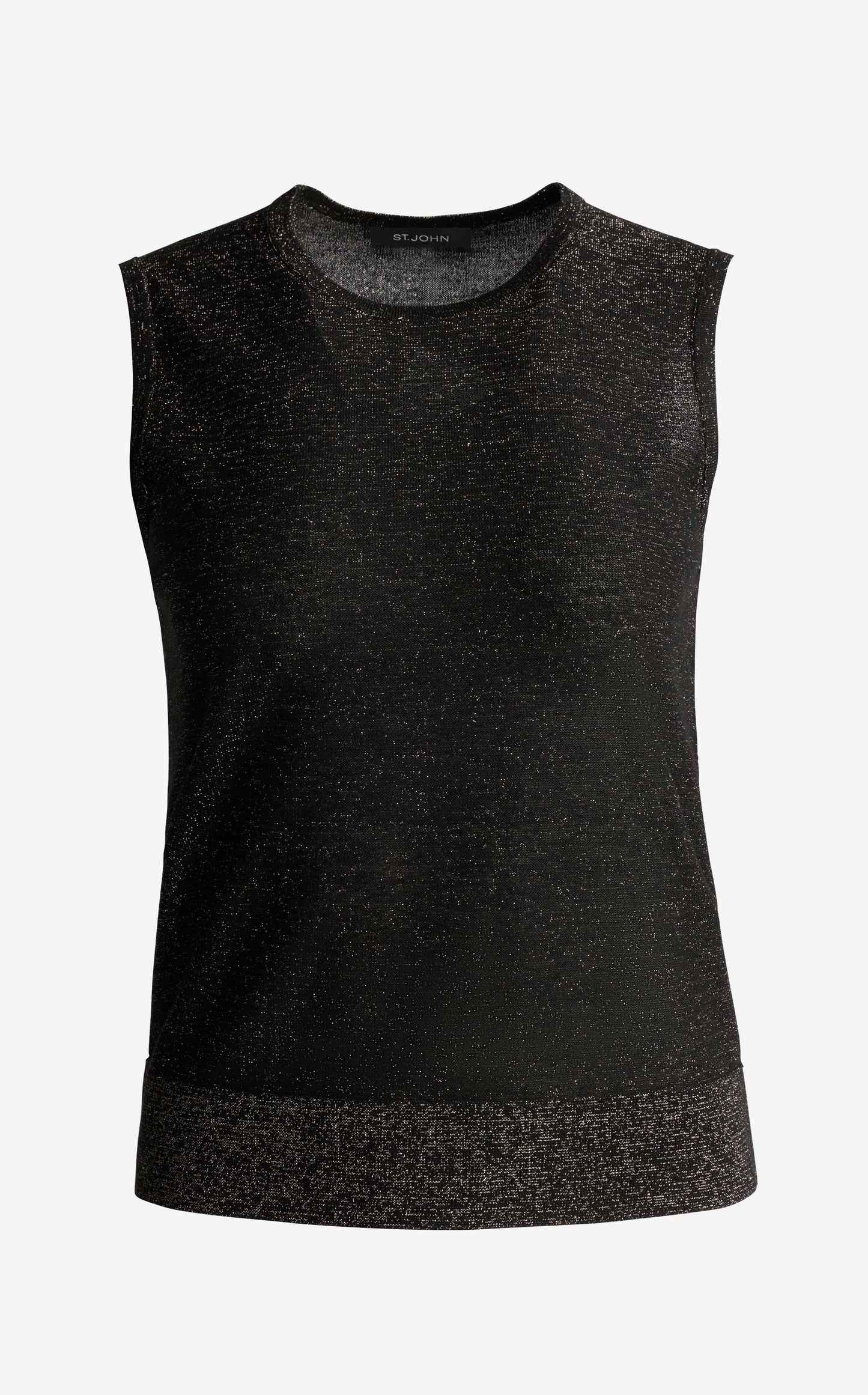 Sleeveless Lurex Knit Shell
