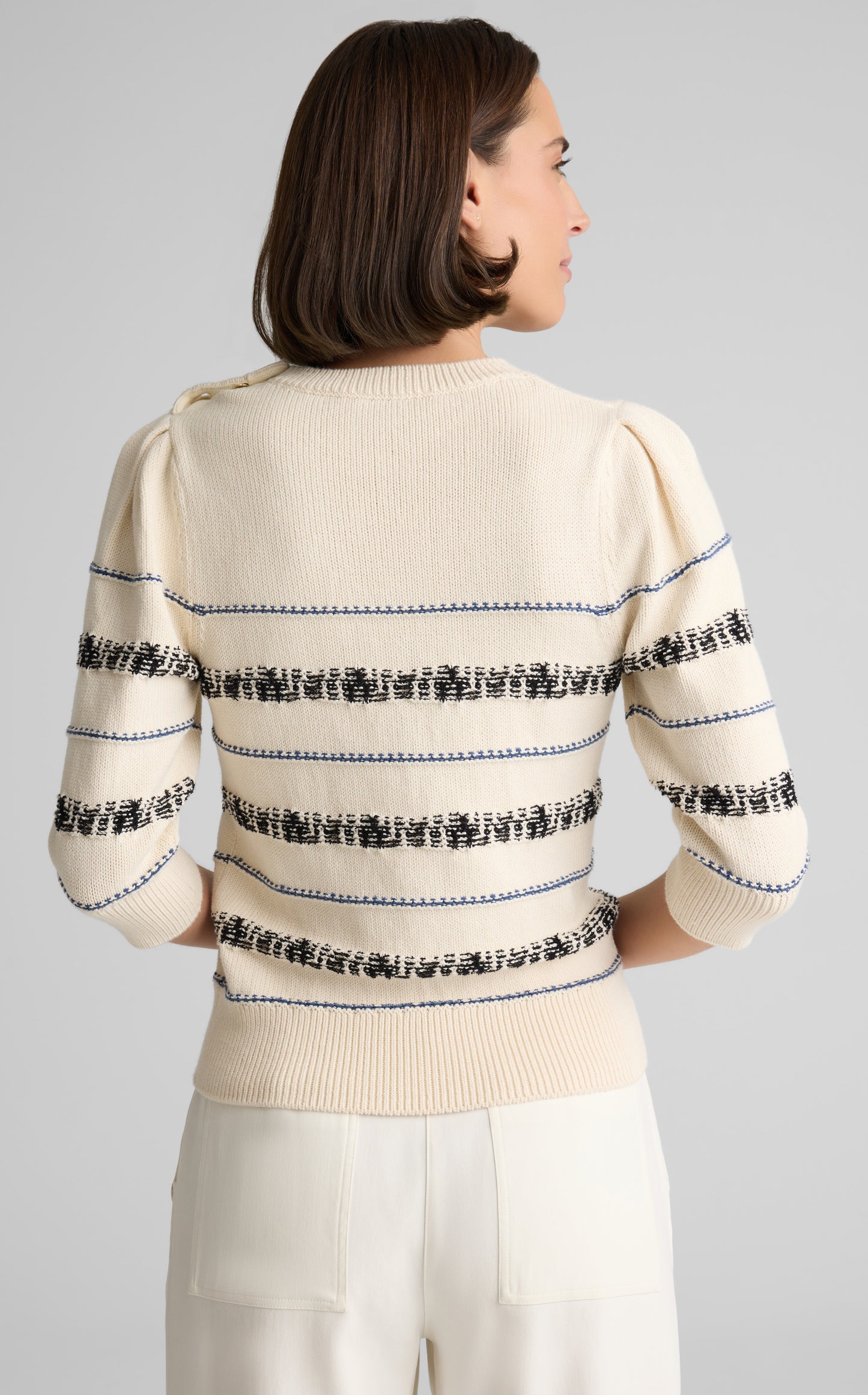 Brielle Sweater in Brisé Cotton Knit