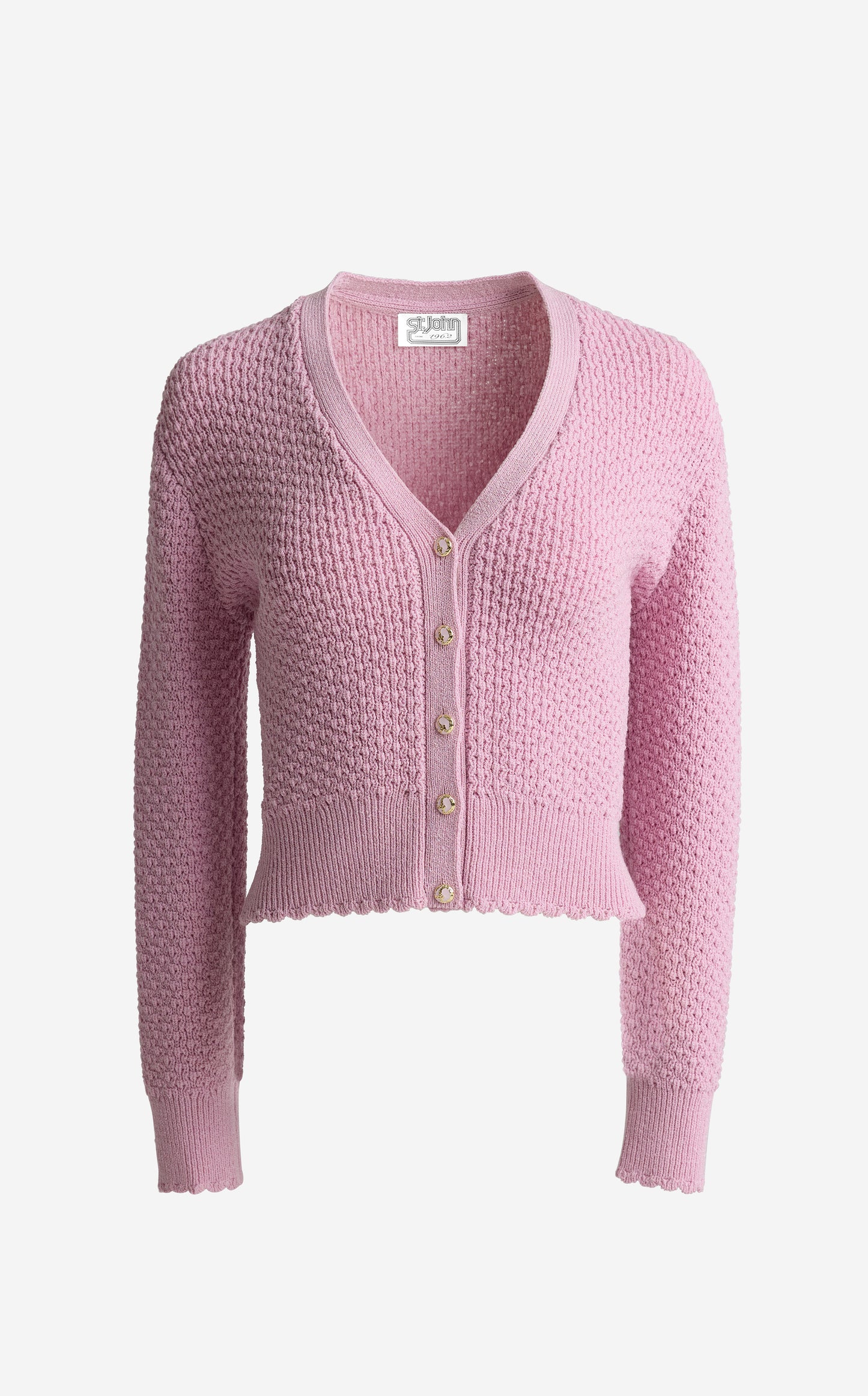 Melody Cardigan in Perlé Crepe Knit