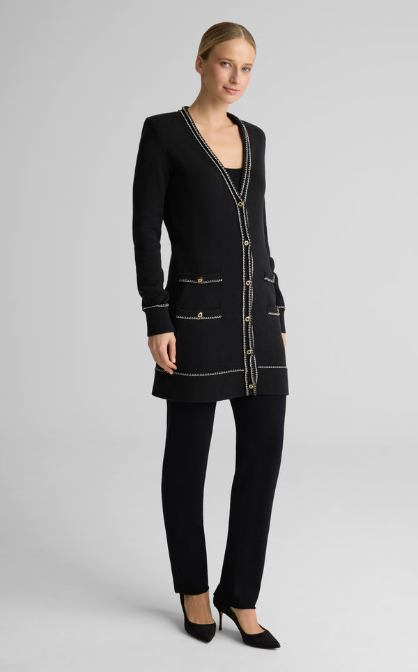 Chantal Cardigan in Brisé Cotton Knit