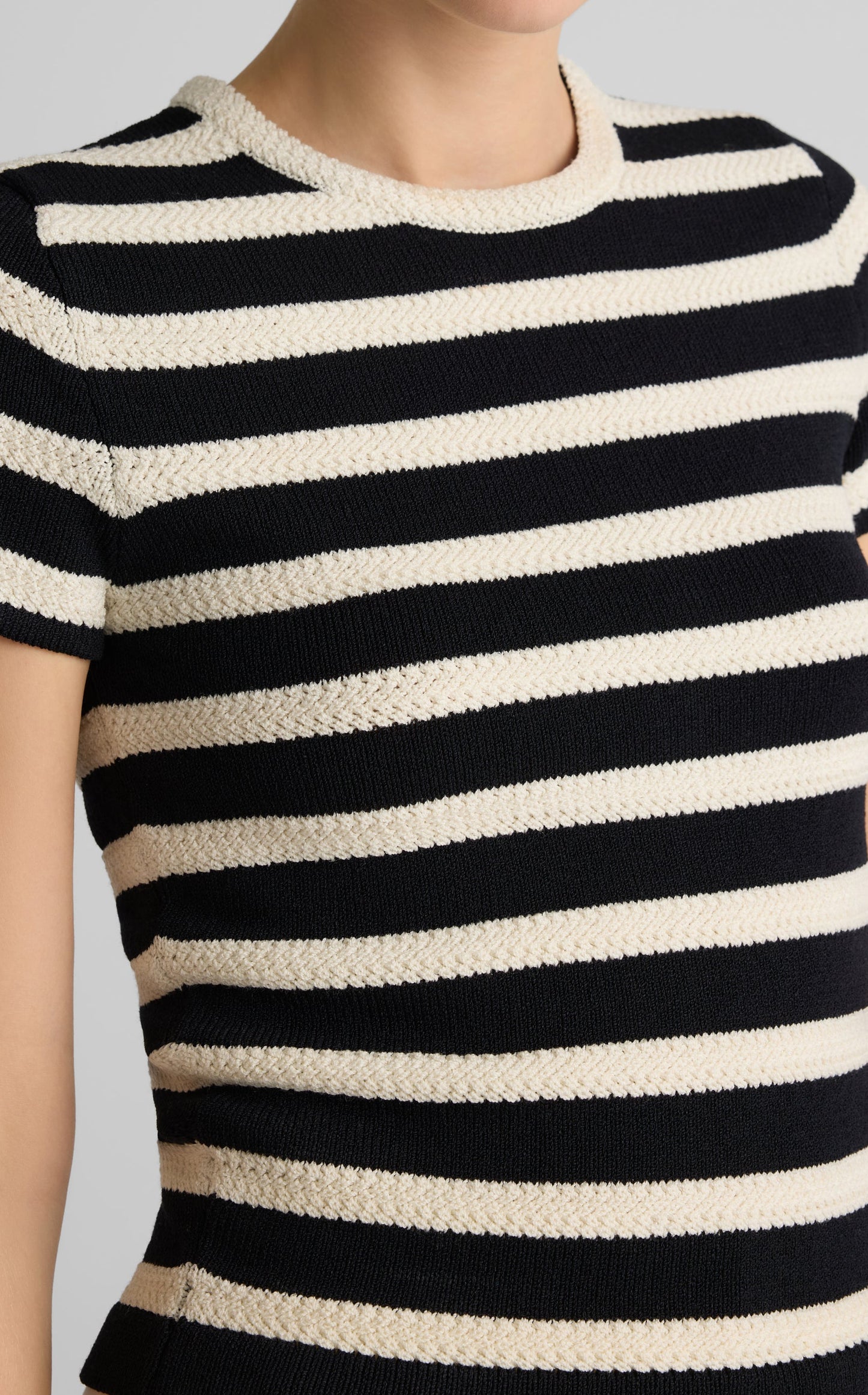 Lori Sweater In Breton Stripe Knit