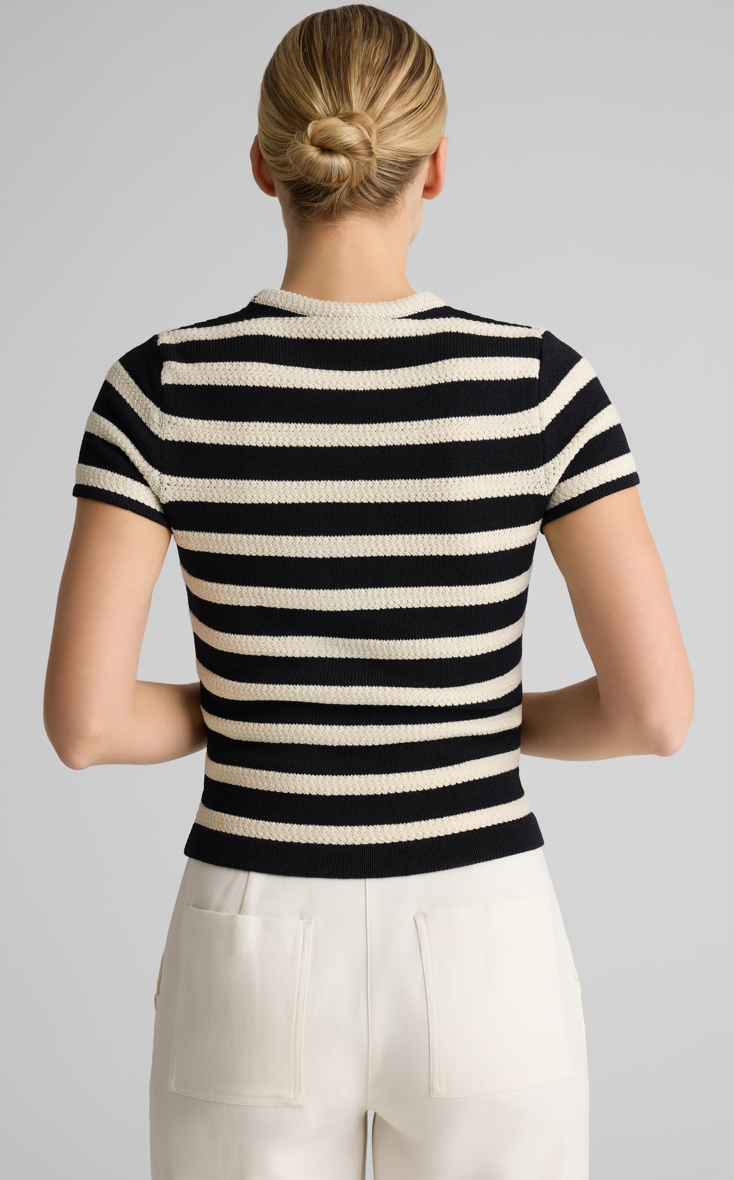 Lori Sweater In Breton Stripe Knit