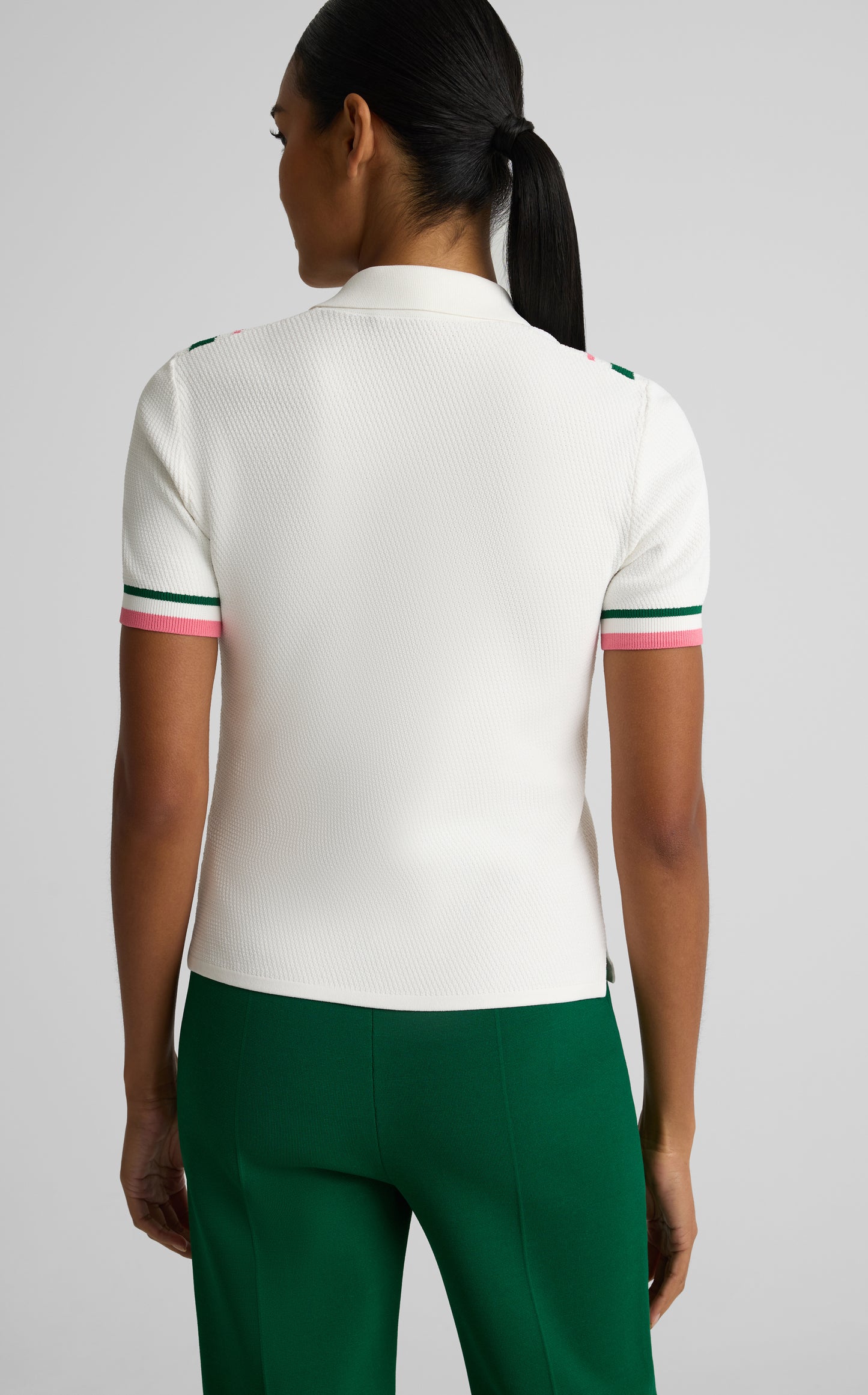 Kendall Sweater In Diagonal Texture Knit