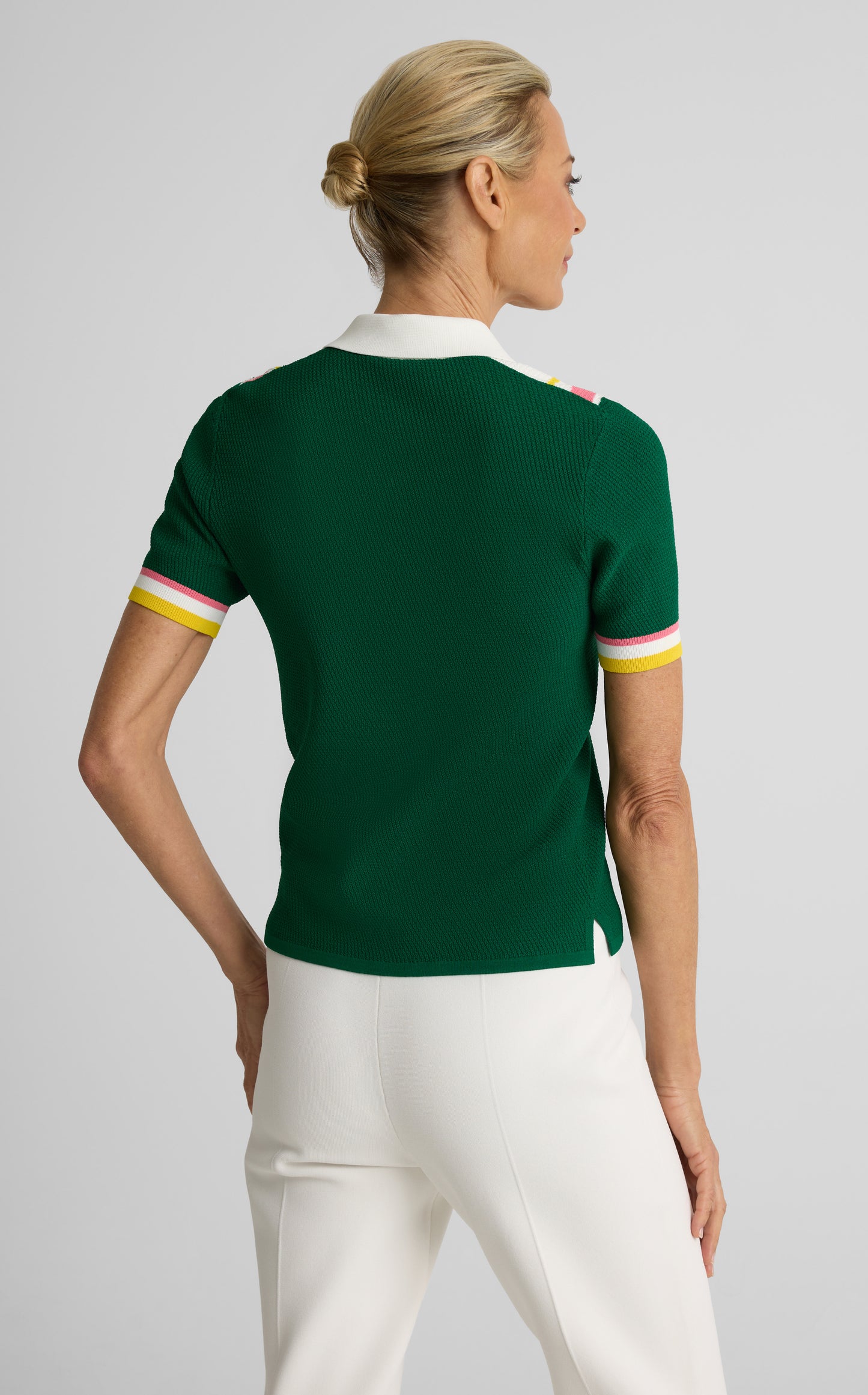 Kendall Sweater In Diagonal Texture Knit