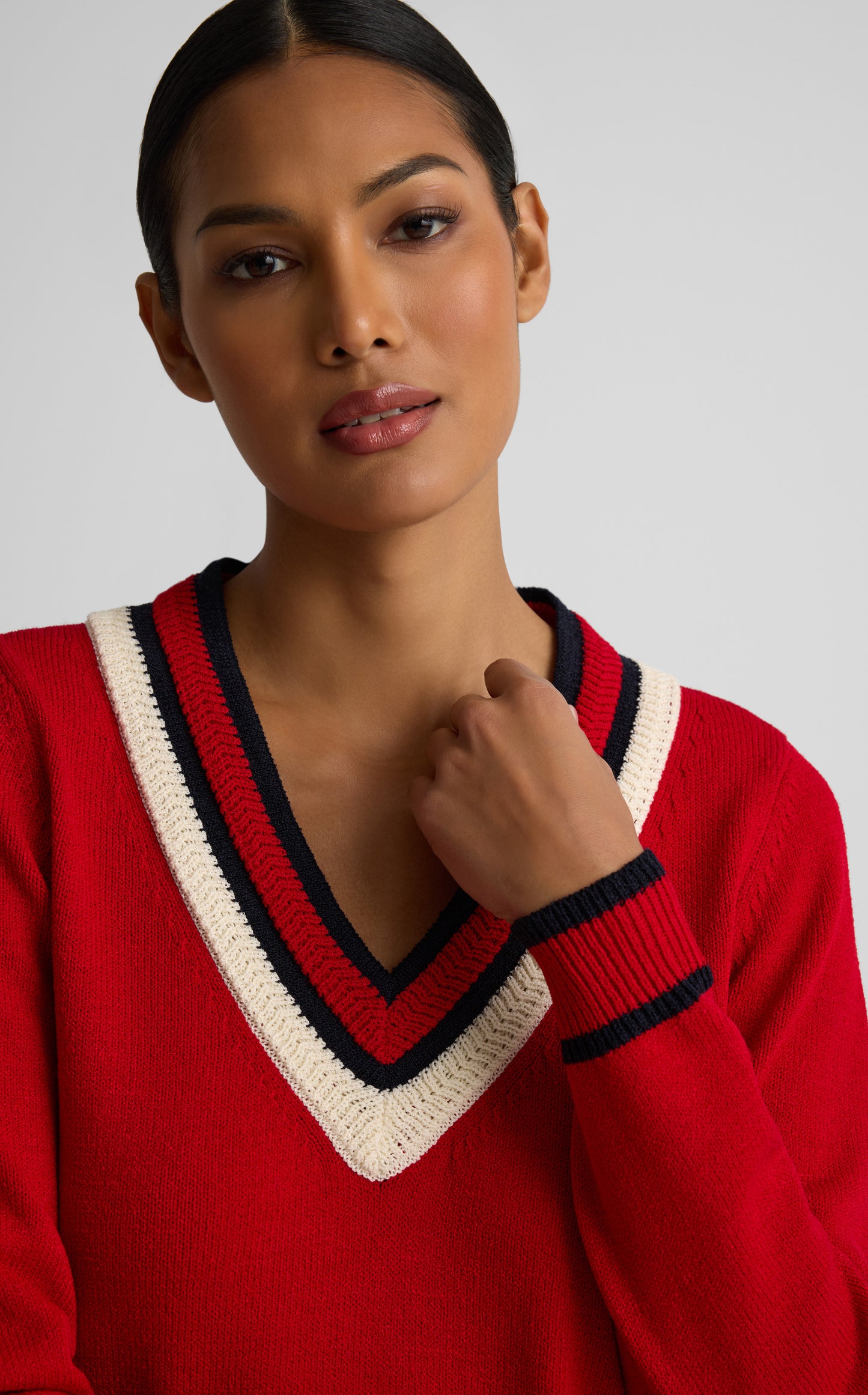 Veda Sweater In Legacy Crepe Knit