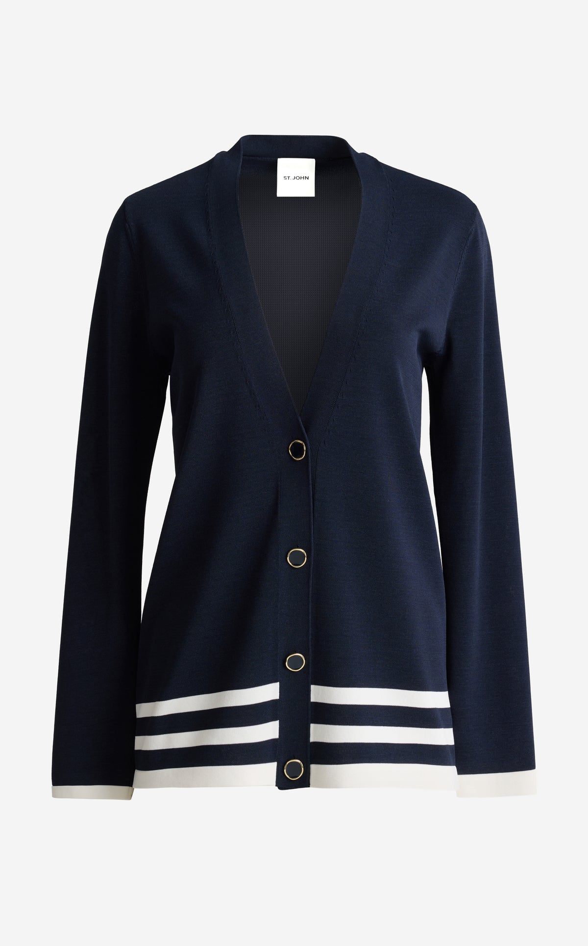 Meredith Cardigan In Riviera Crepe Knit