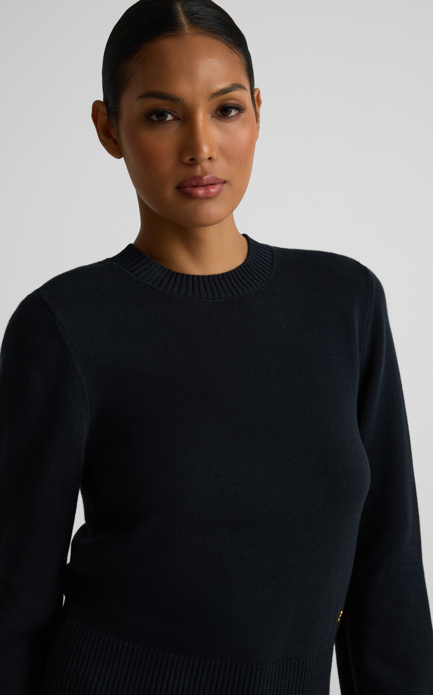 Tabitha Sweater In Lightweight Cotton Knit