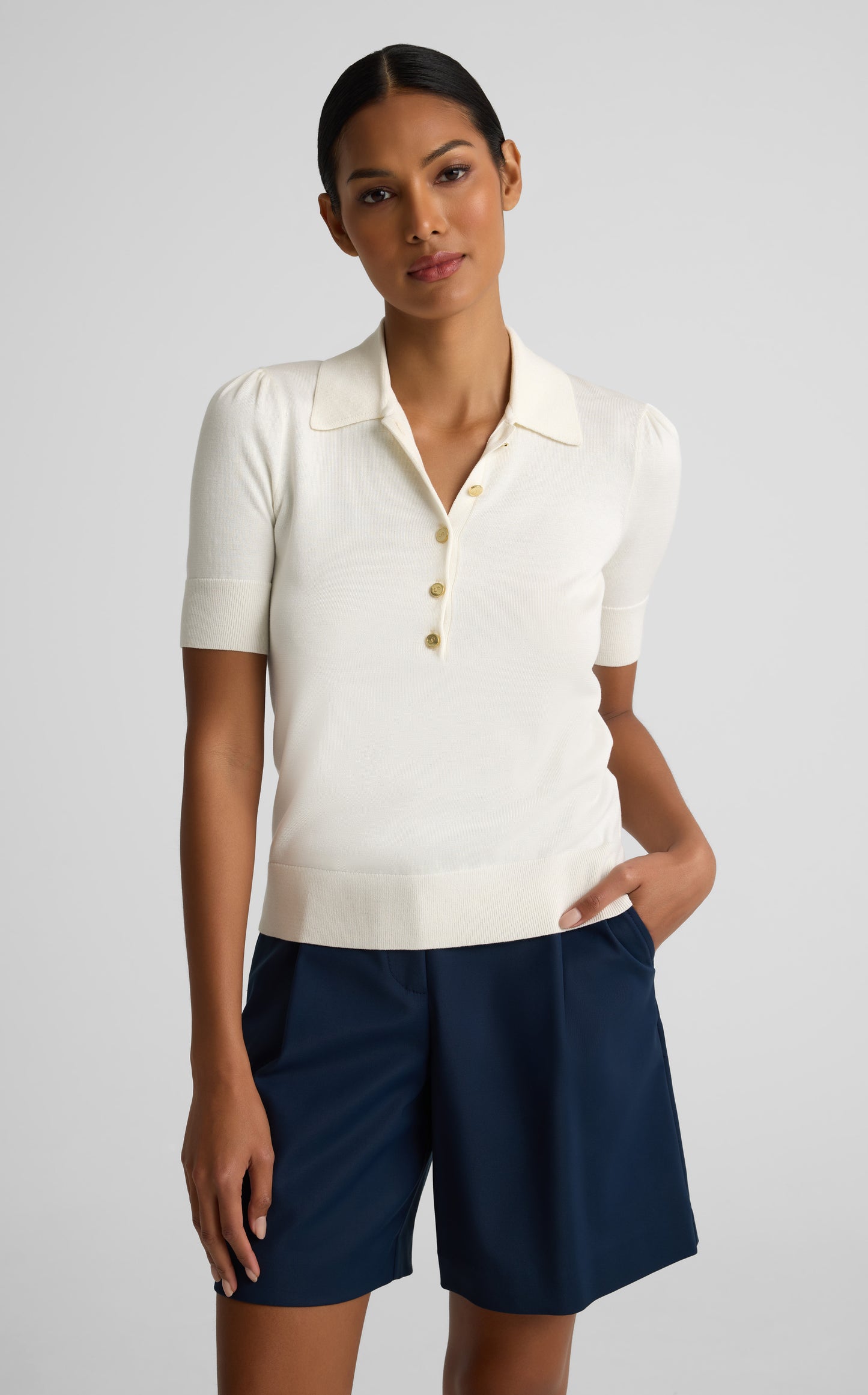 Fallon Sweater In Silk Cotton