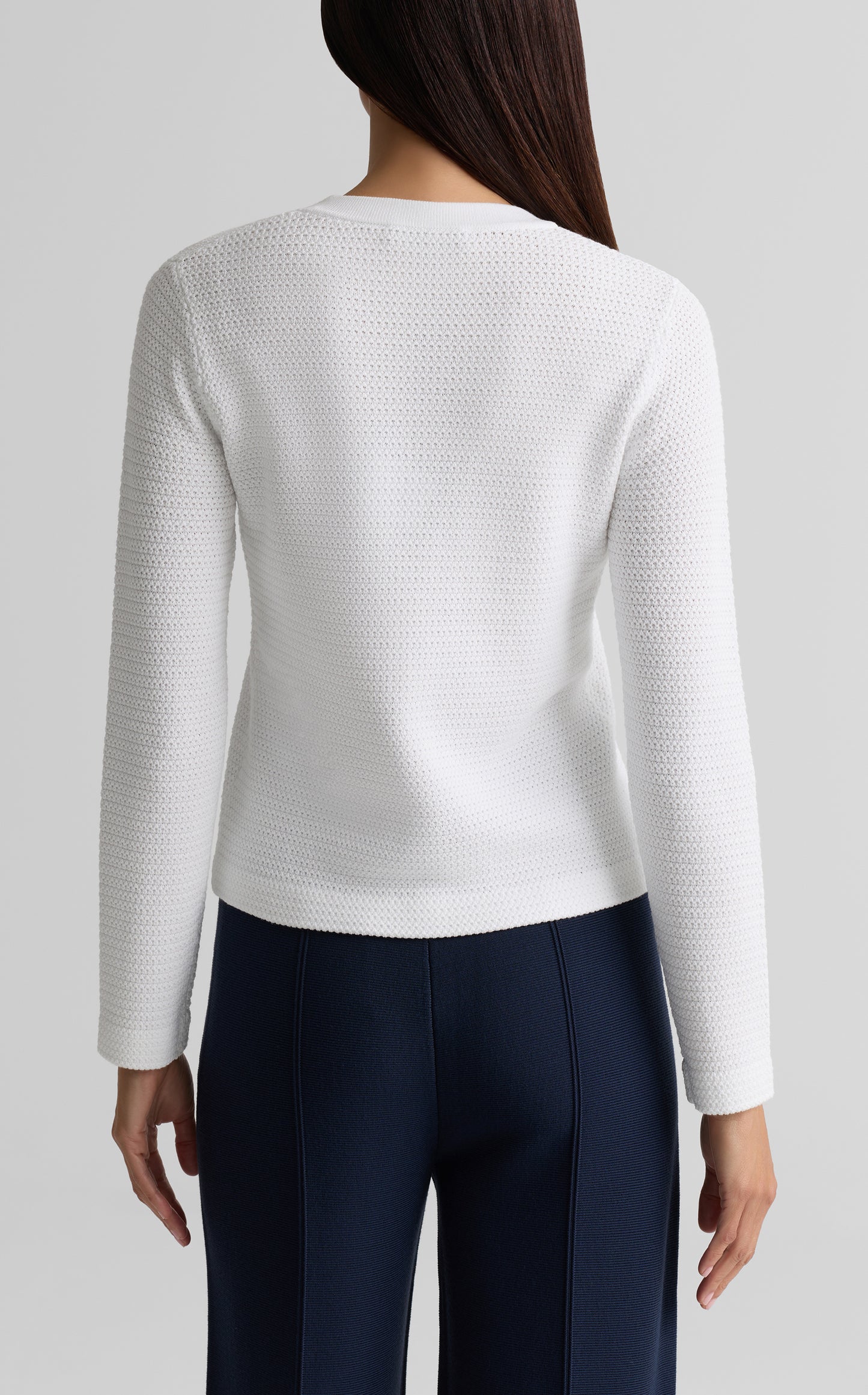Textured V-Neck Cardigan
