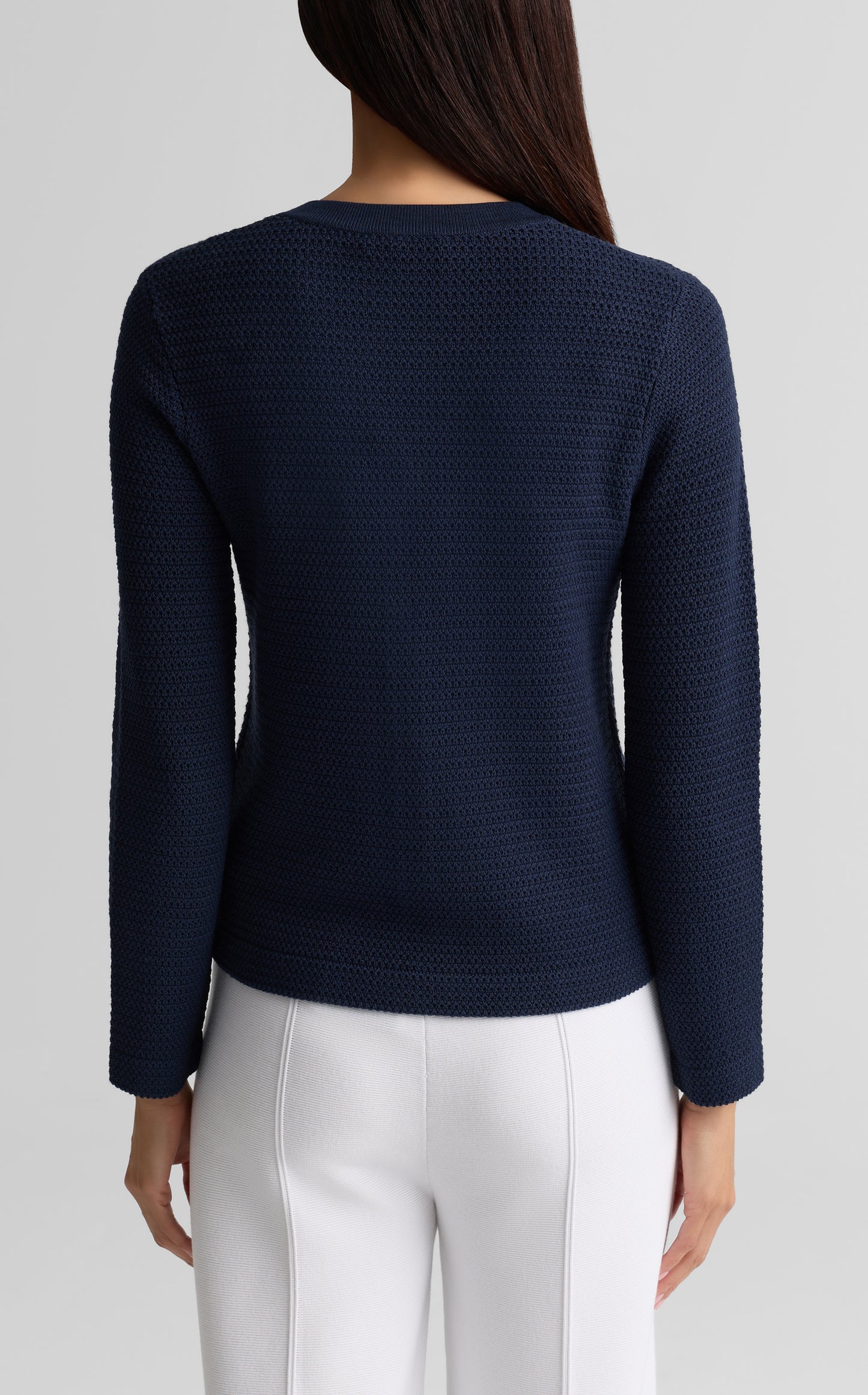 Textured V-Neck Cardigan