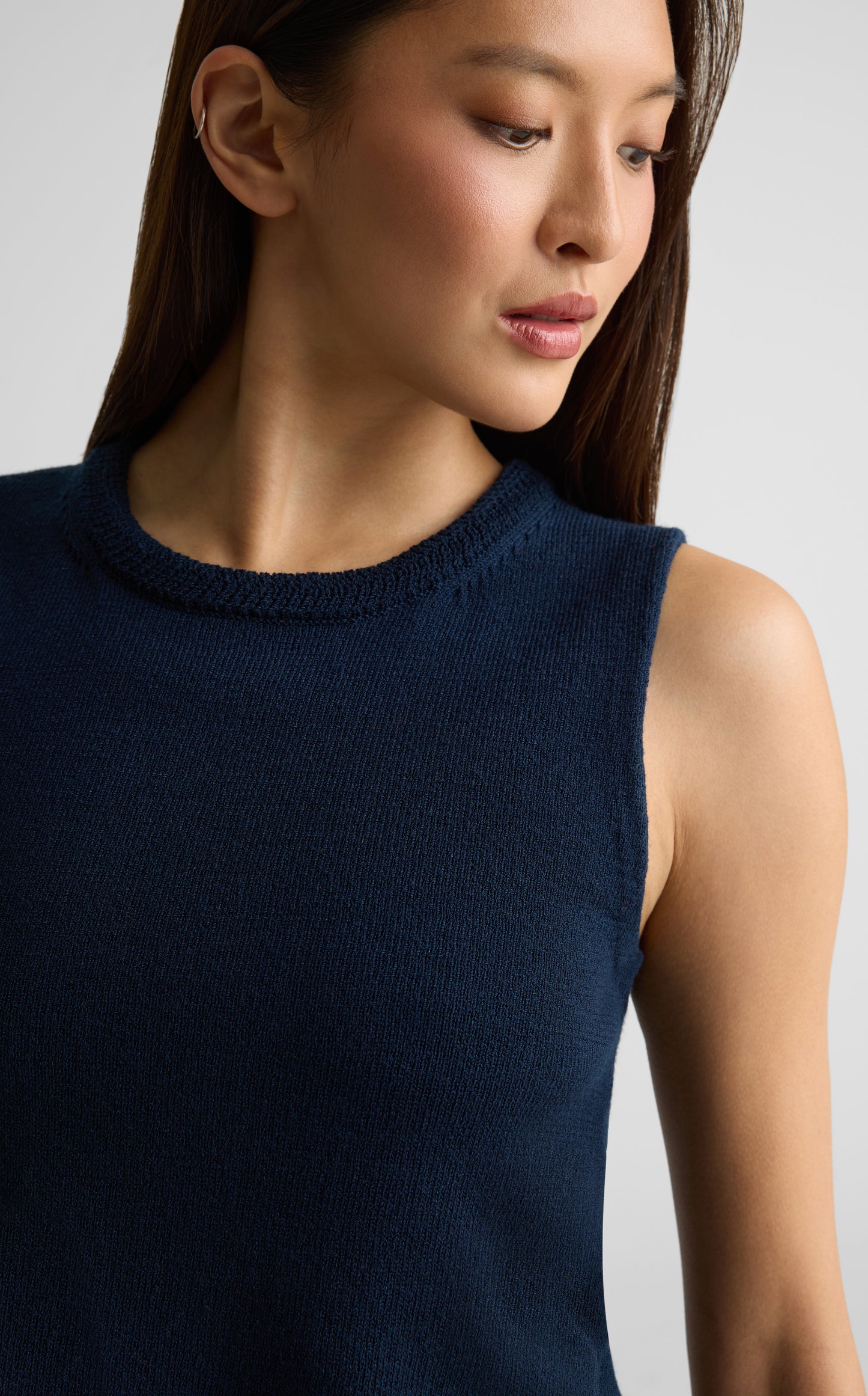 Shell In Legacy Crepe Knit