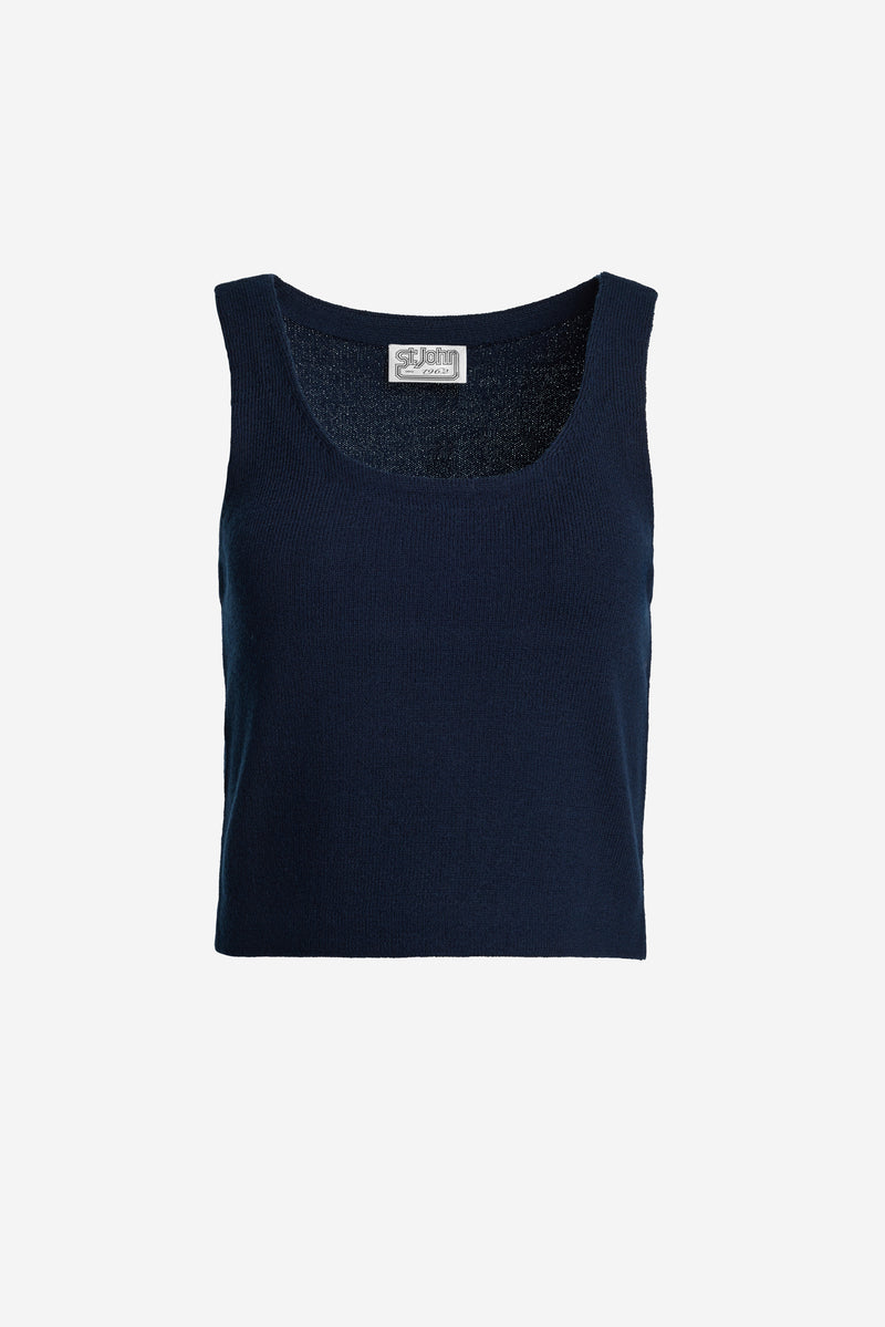 Shell In Legacy Crepe Knit