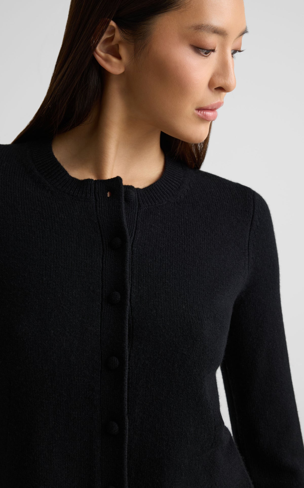Cardigan In Wool Cashmere Knit