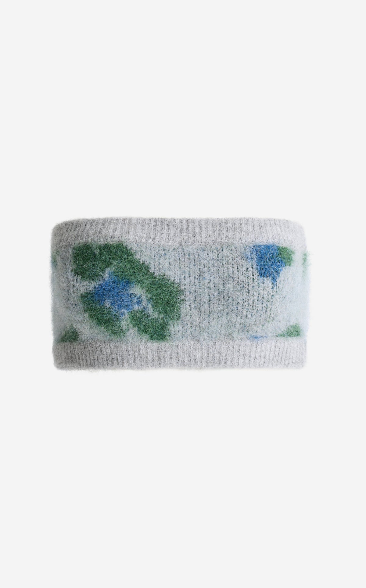 Bandeau in Brushed Alpaca Blend Jacquard