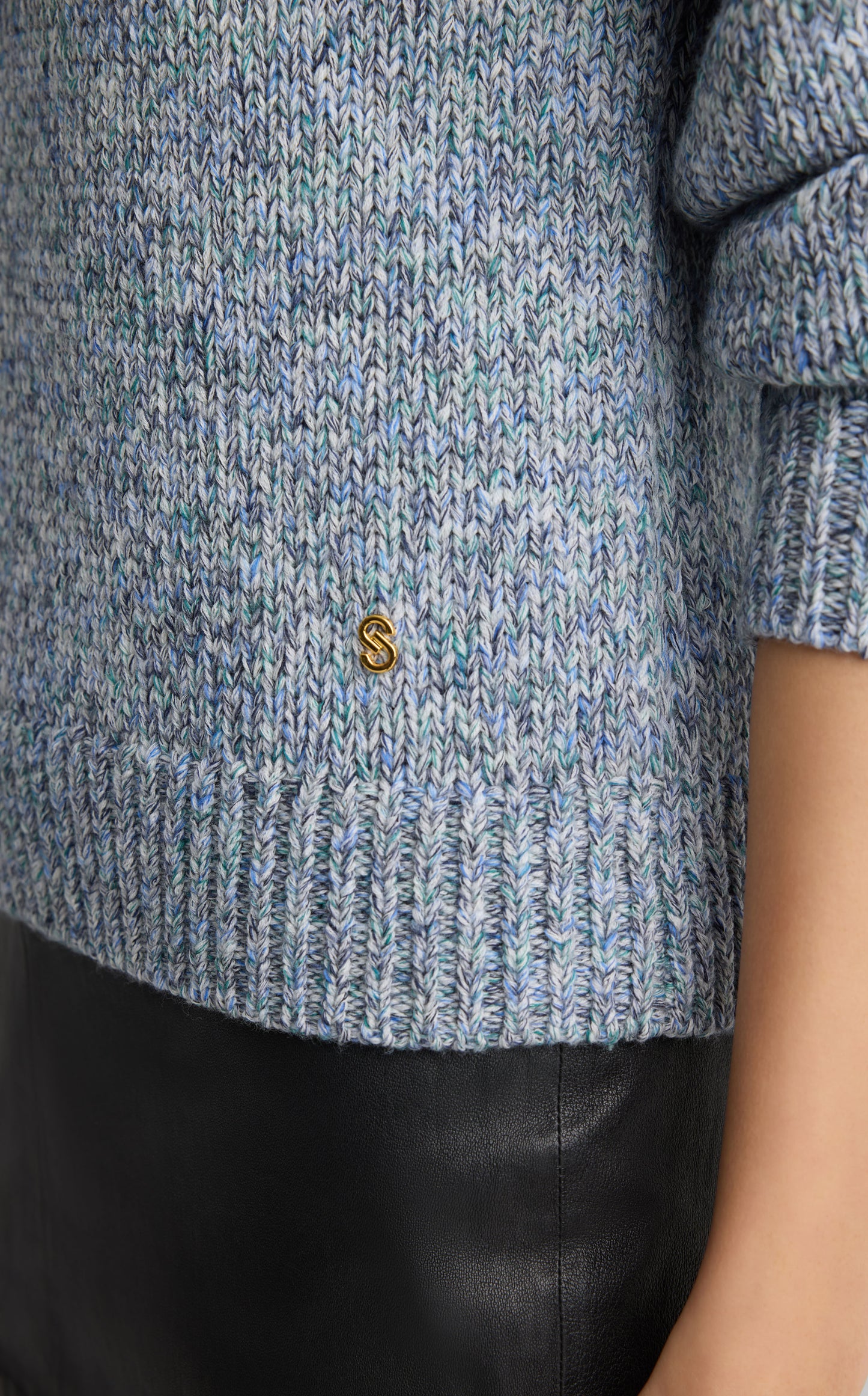 Sweater In Space Dye Mouliné