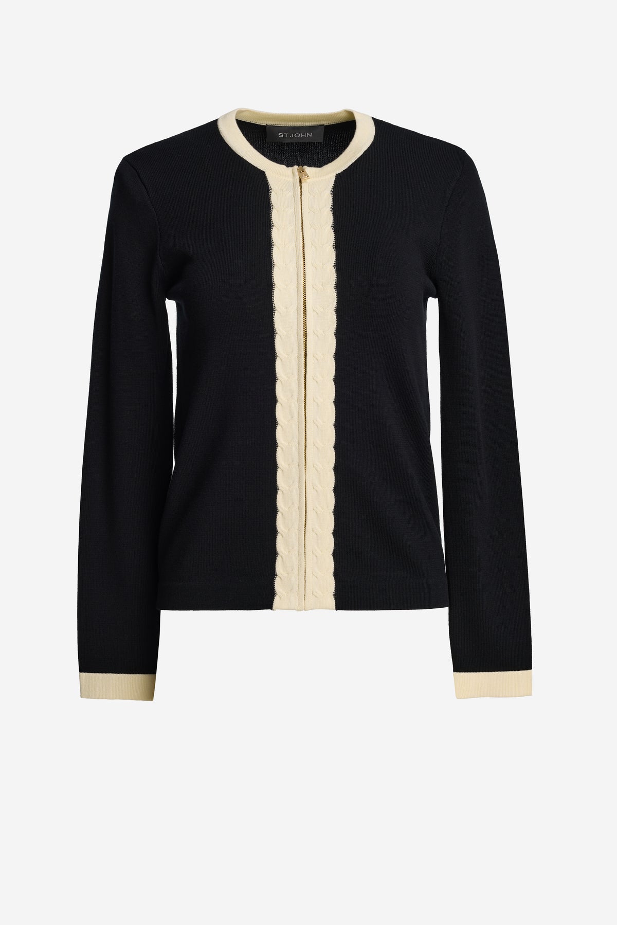 Intarsia Knit Cardigan