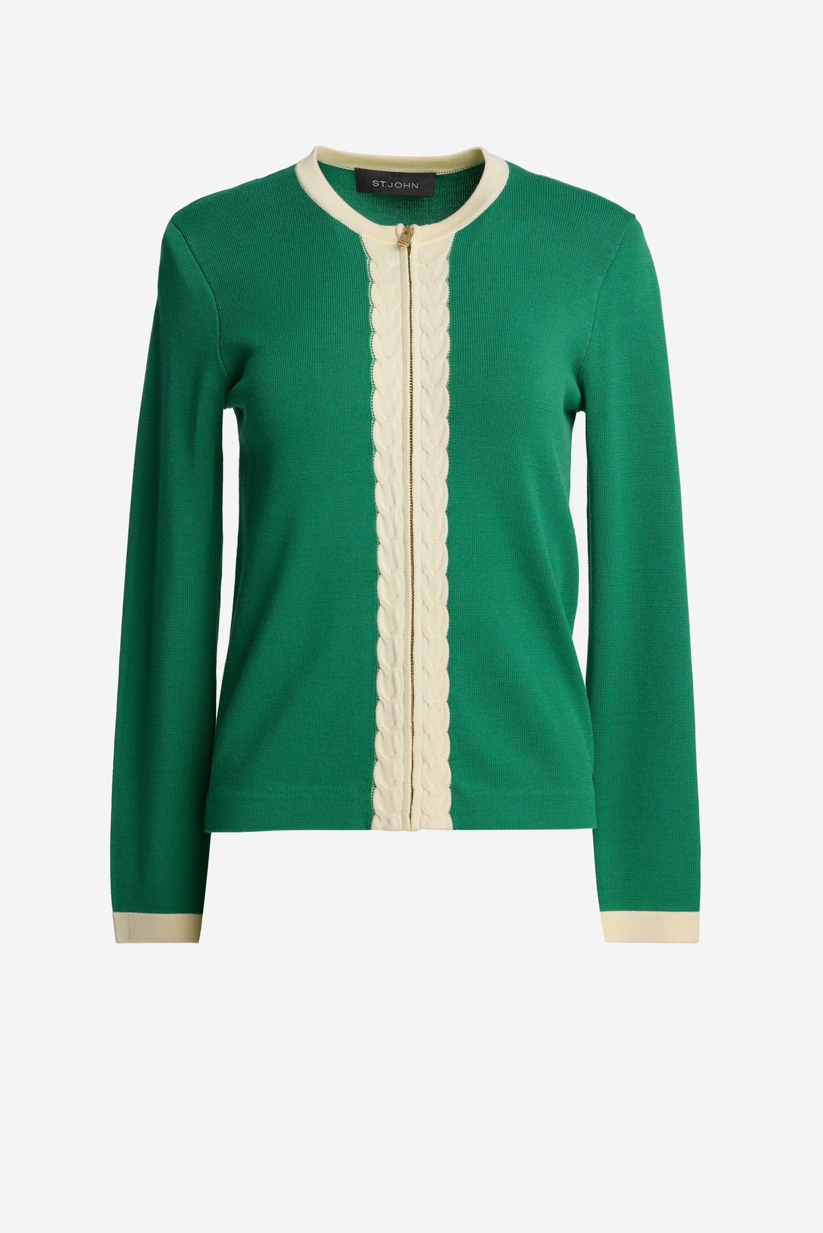 Intarsia Knit Cardigan