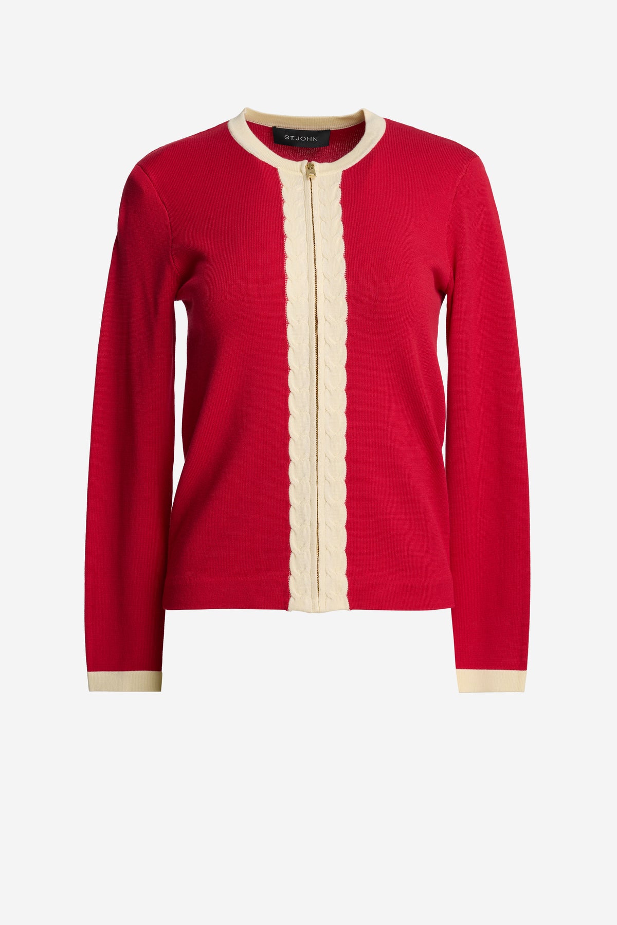 Intarsia Knit Cardigan