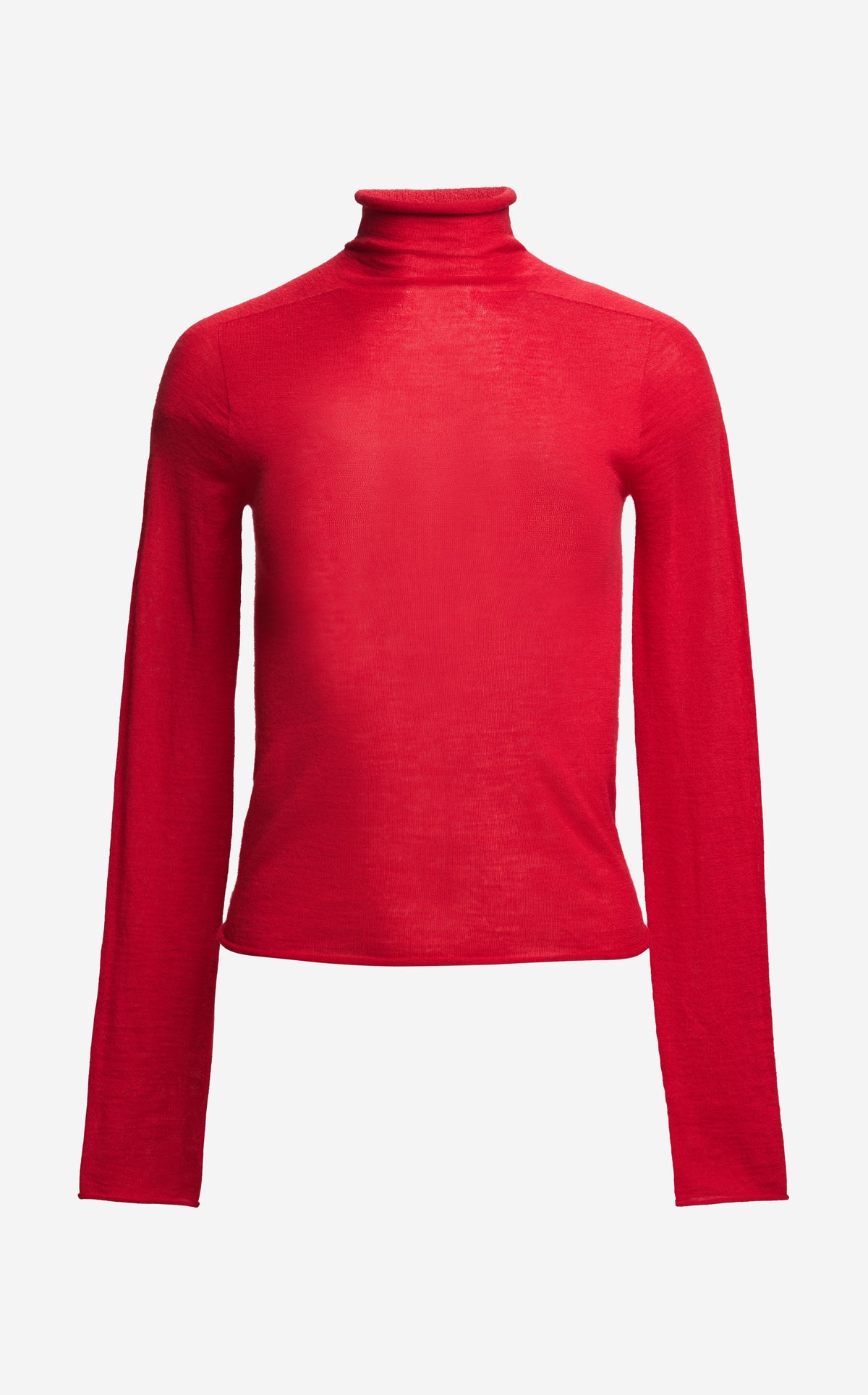 Turtleneck Sweater in Seamless Cashmere Knit