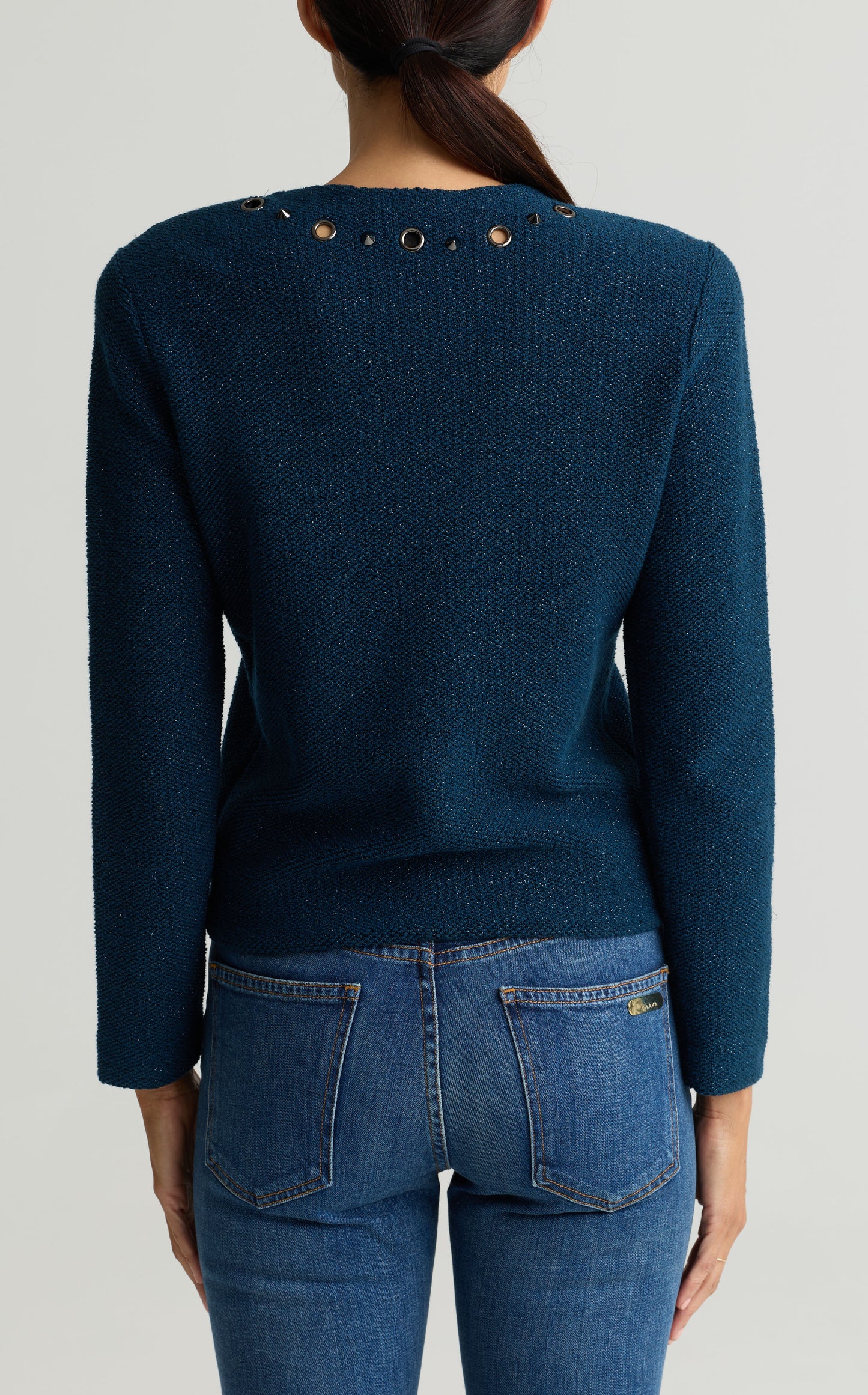 Embellished Crewneck Sweater