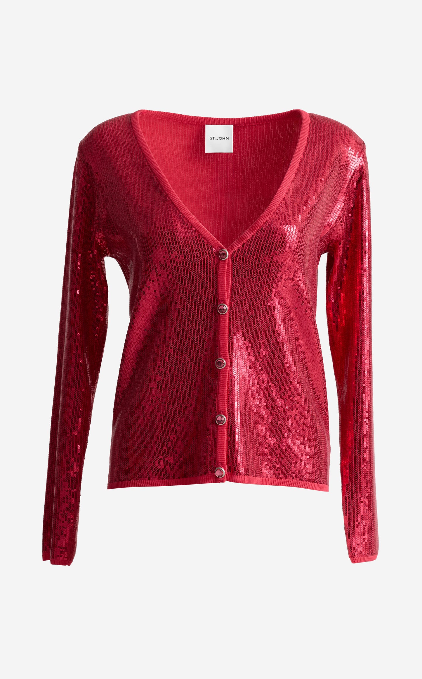 Cherie Cardigan in Embroidered Sequin Knit