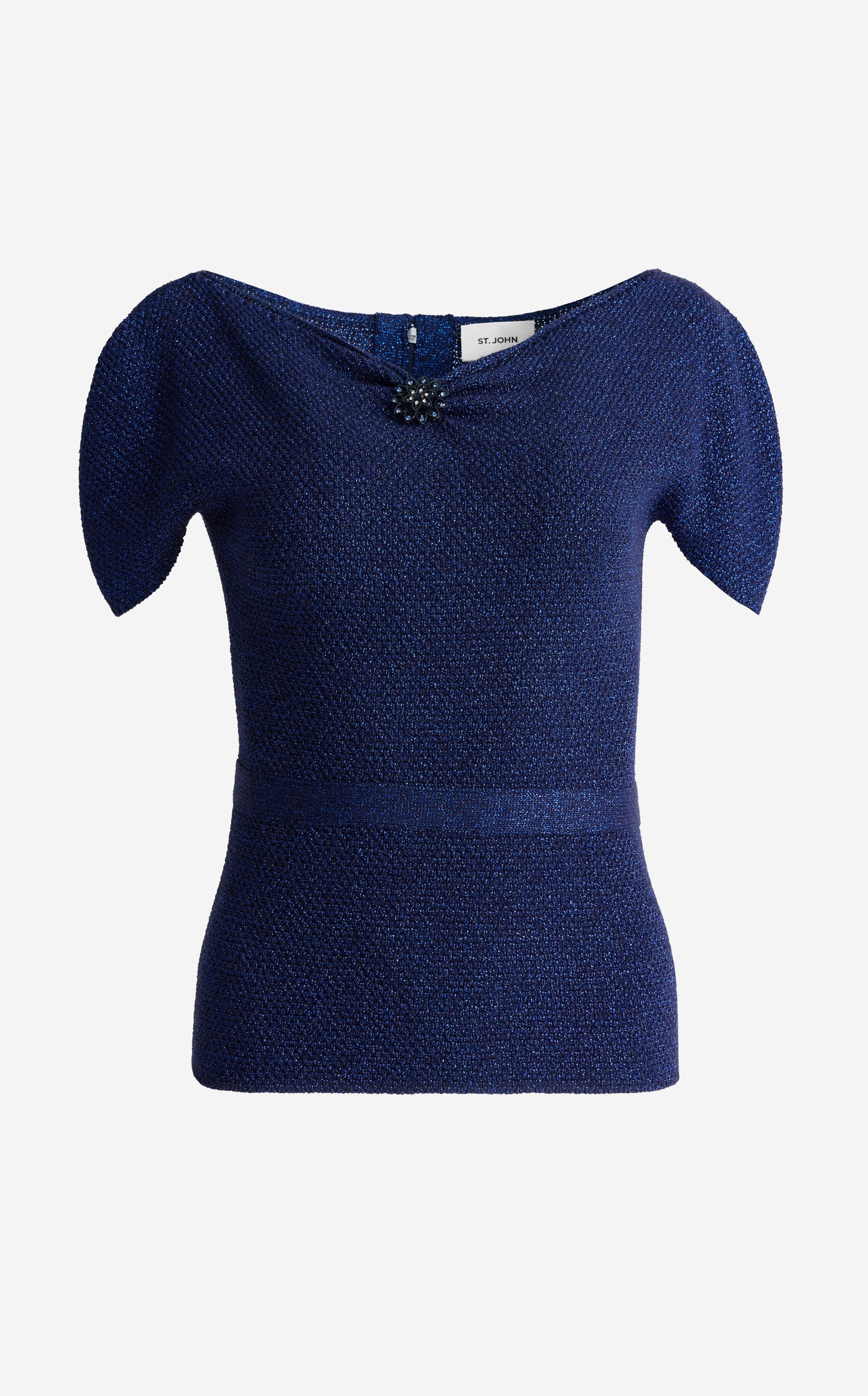 Loretta Sweater In Metallic Knit