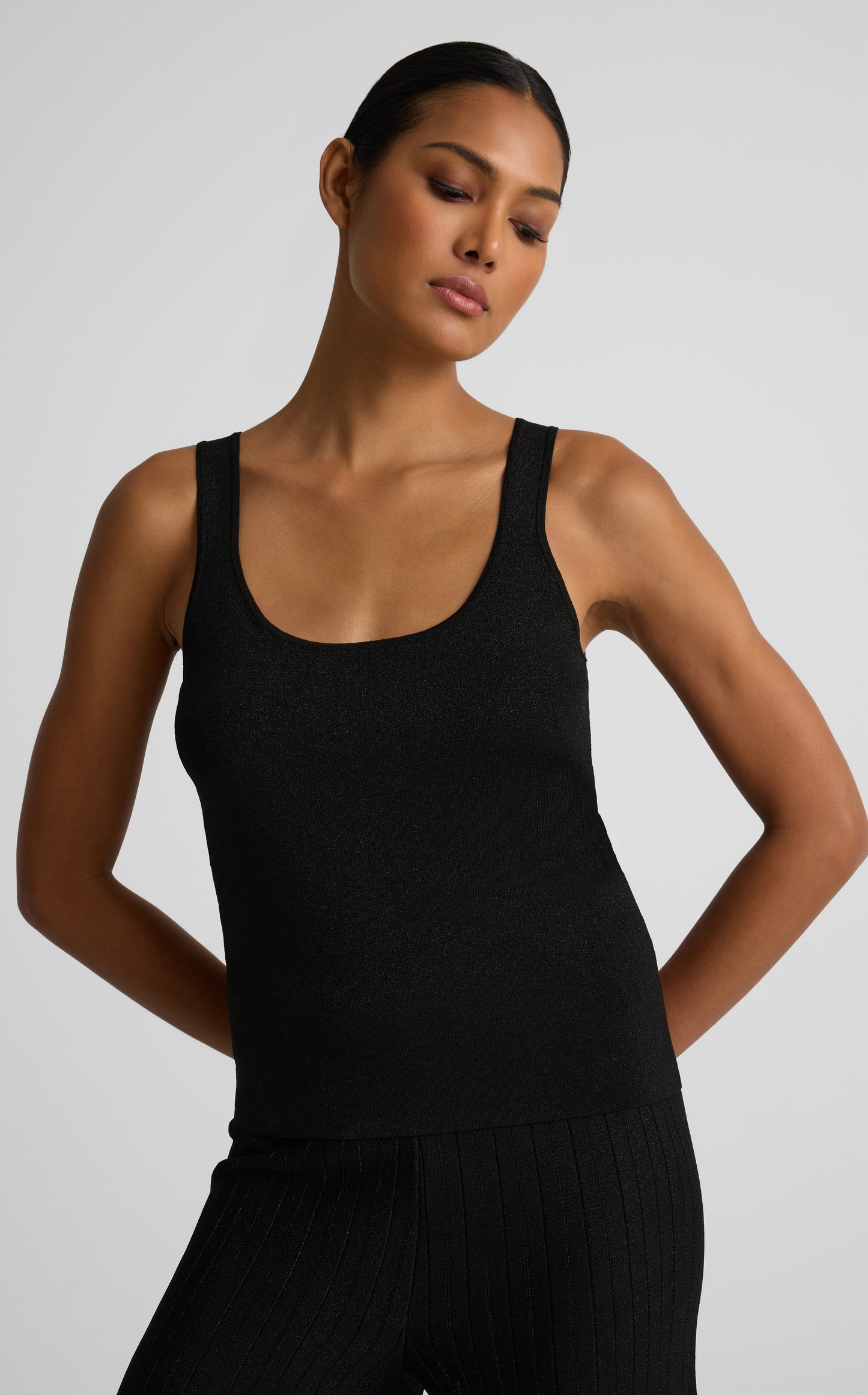 Pari Shell In Soleil Metallic Knit