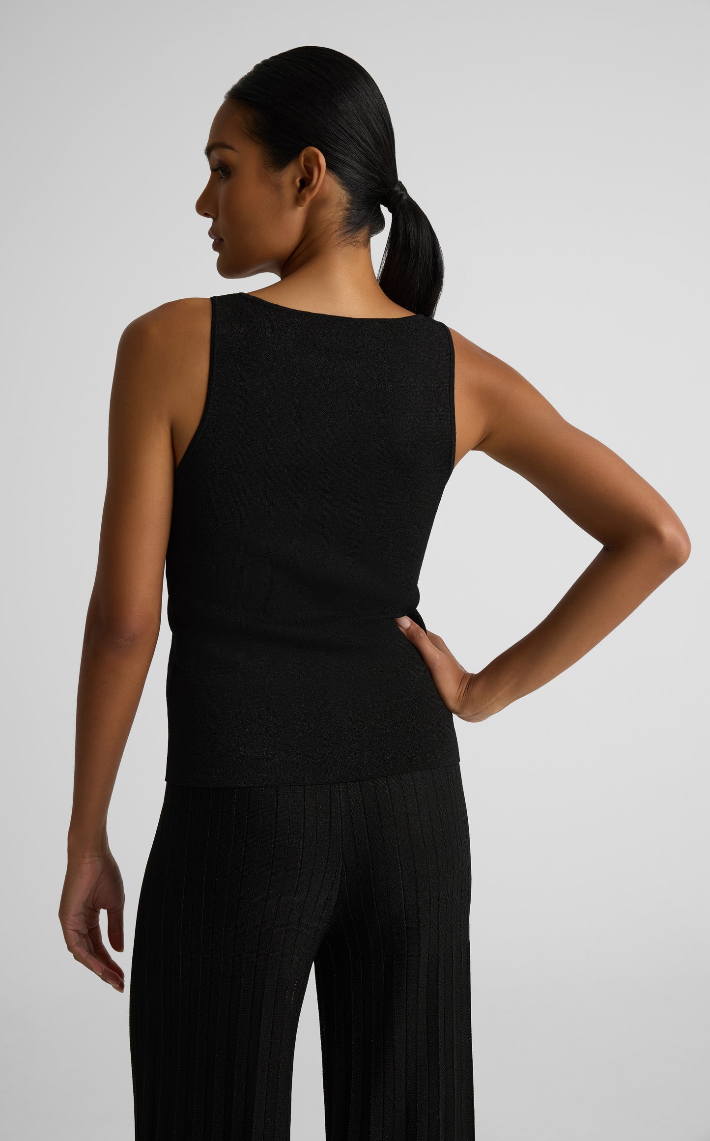 Pari Shell In Soleil Metallic Knit