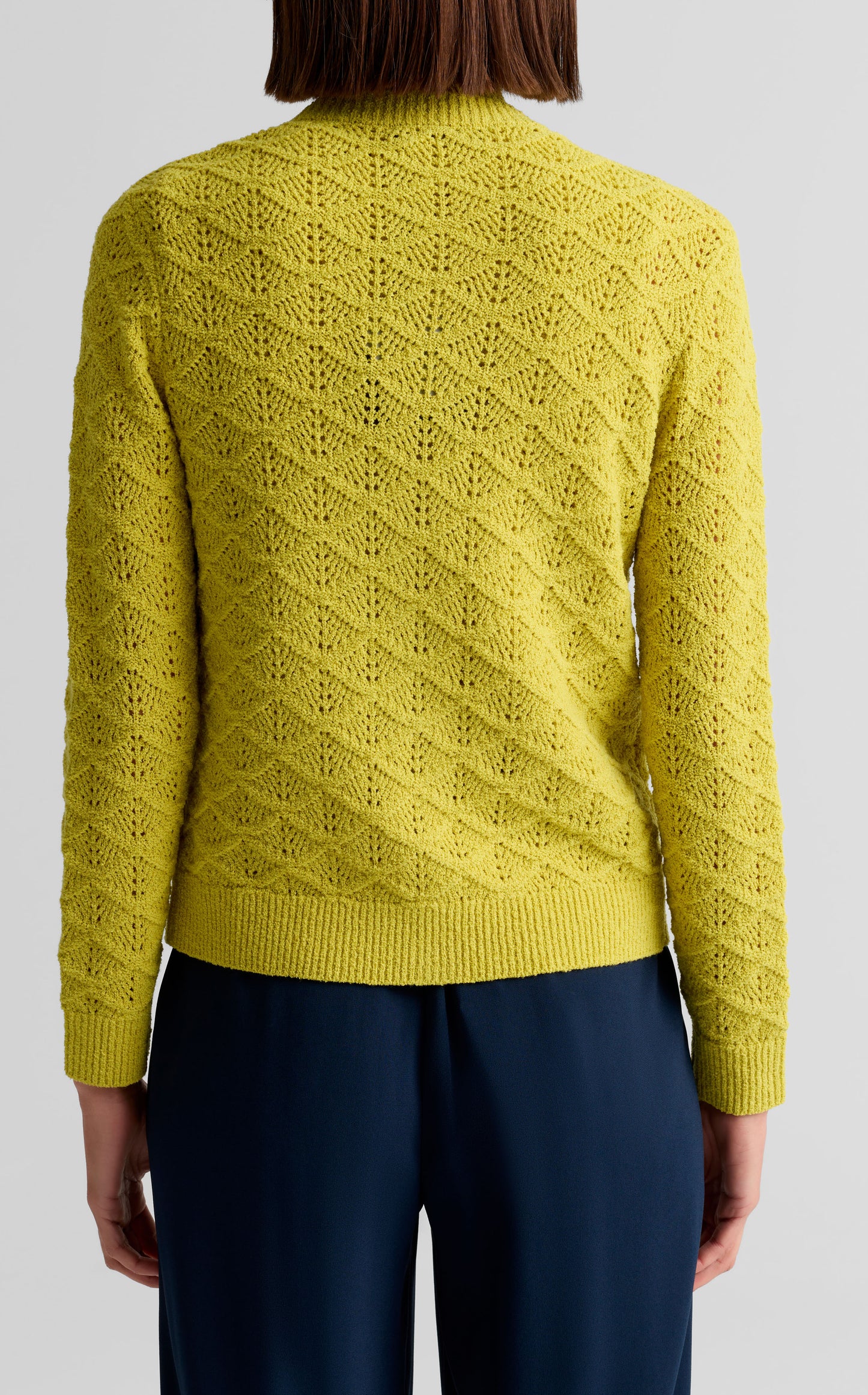 Pointelle V-Neck Cardigan