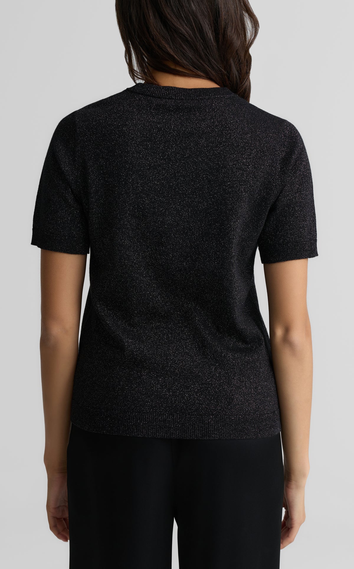 Metallic Knit Top