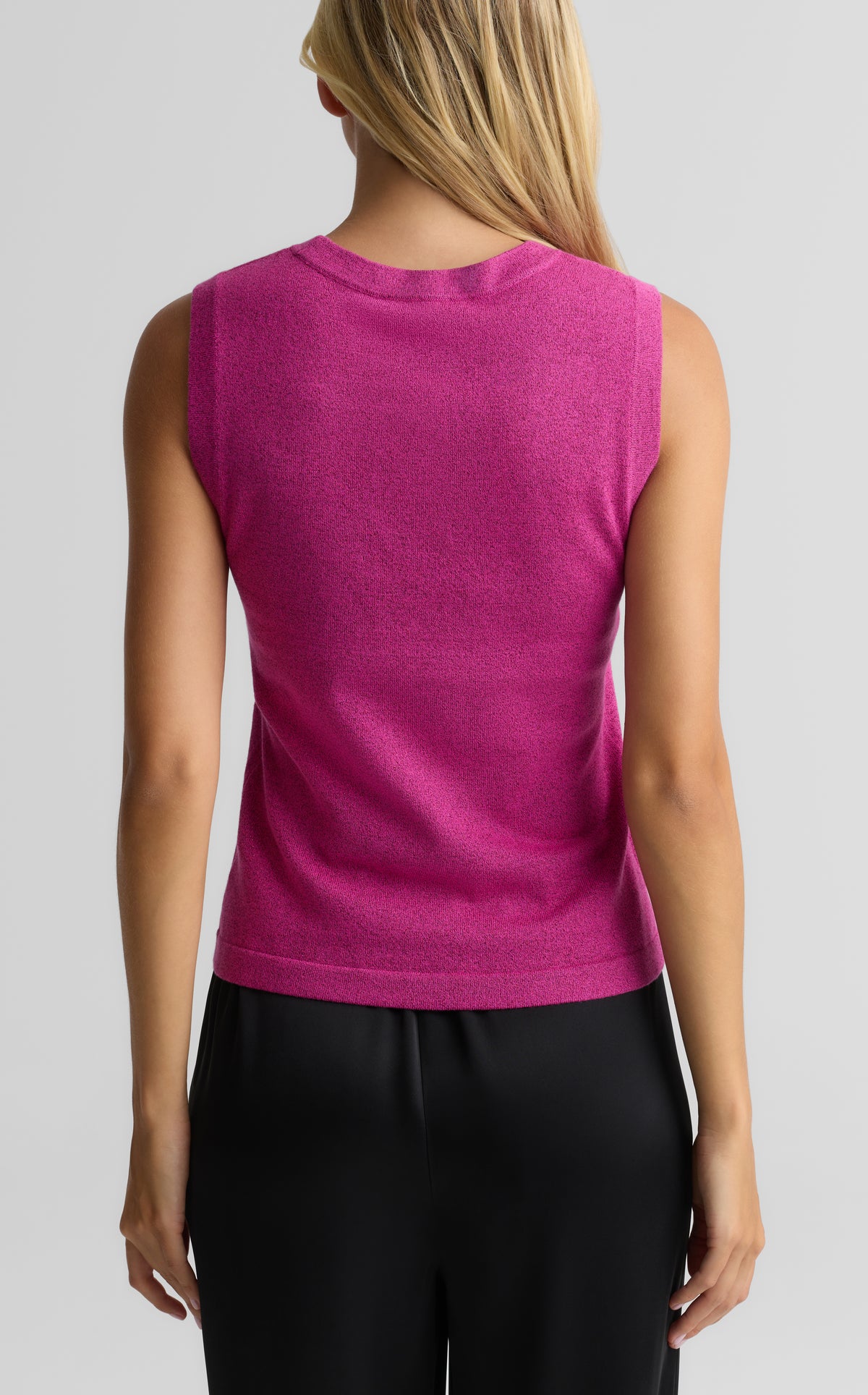 Metallic Knit Shell
