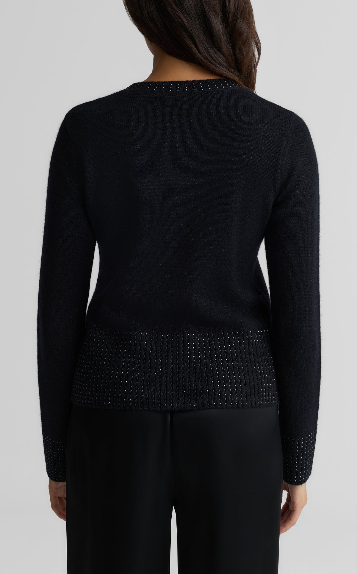 Embellished Crew Neck Sweater