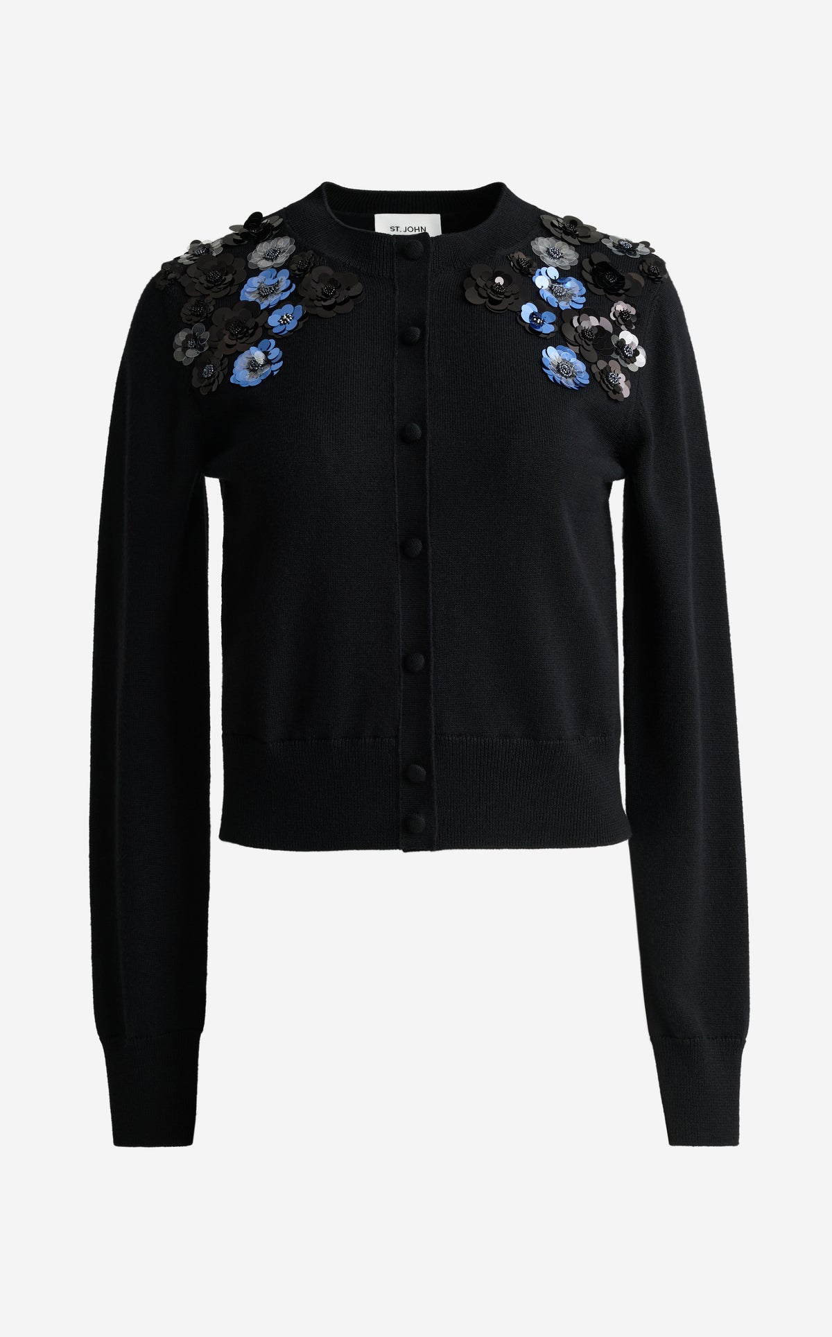 Cardigan in Floral Beaded Knit