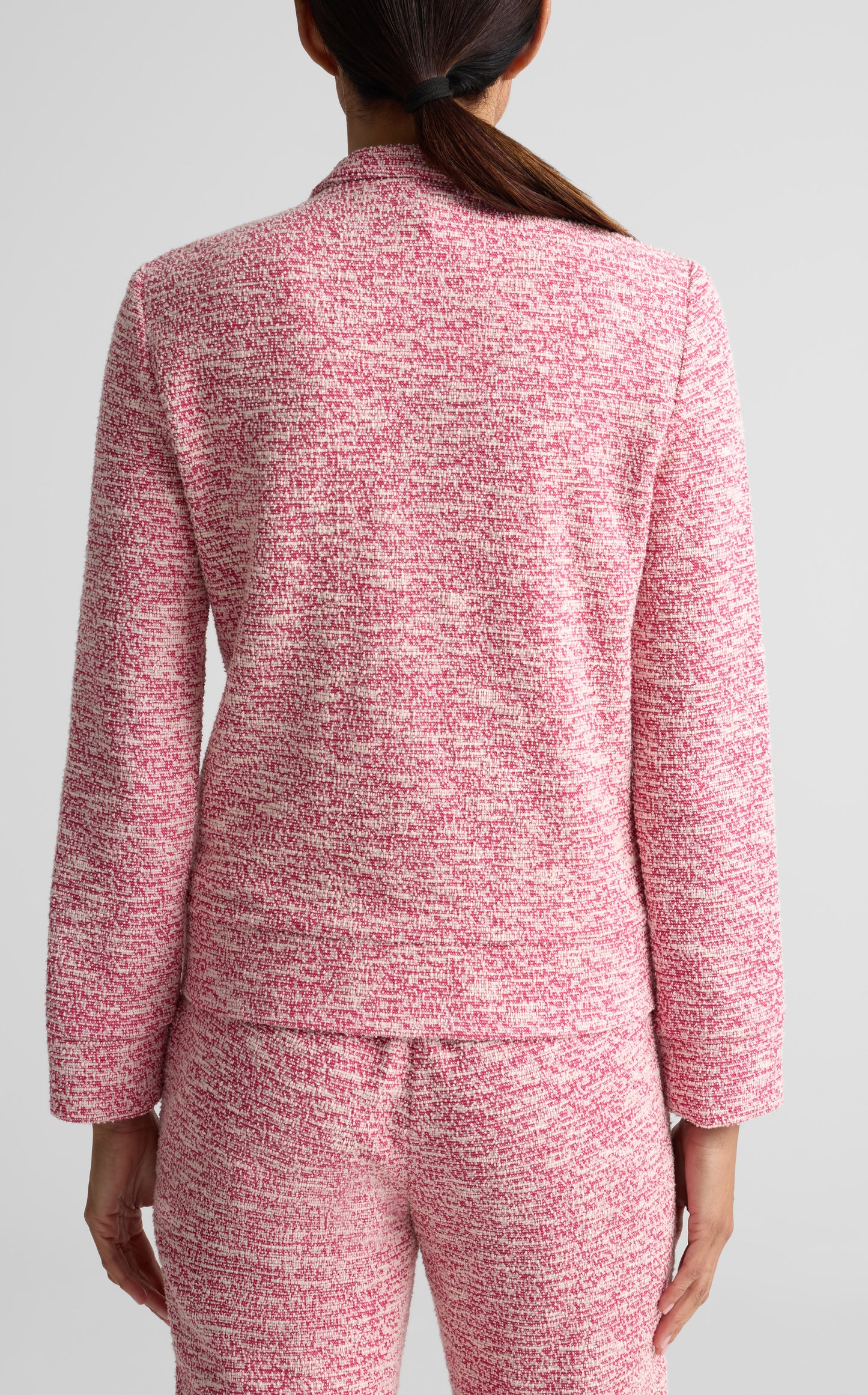Stretch Tweed Jersey Jacket