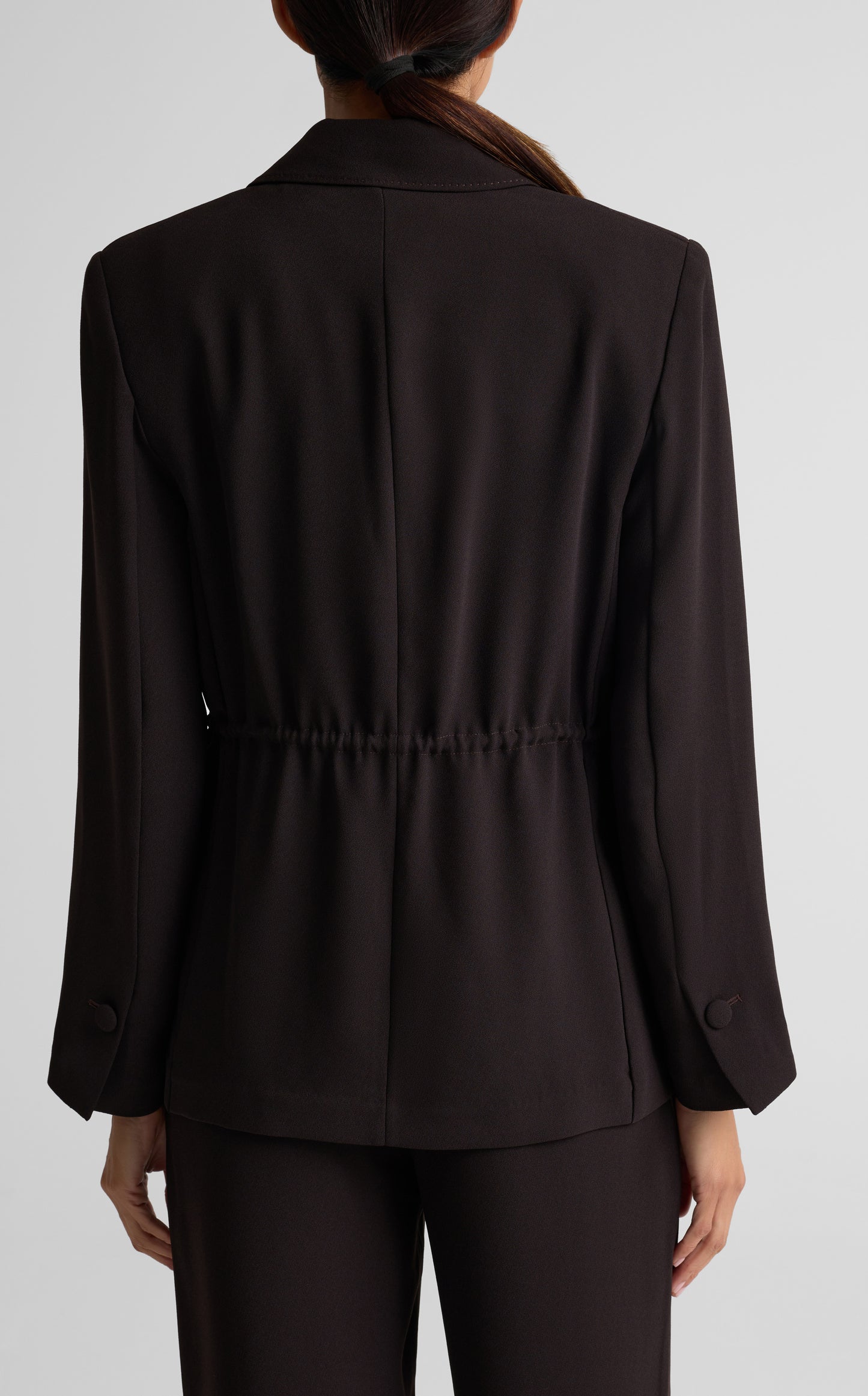 Satin Tie Waist Jacket
